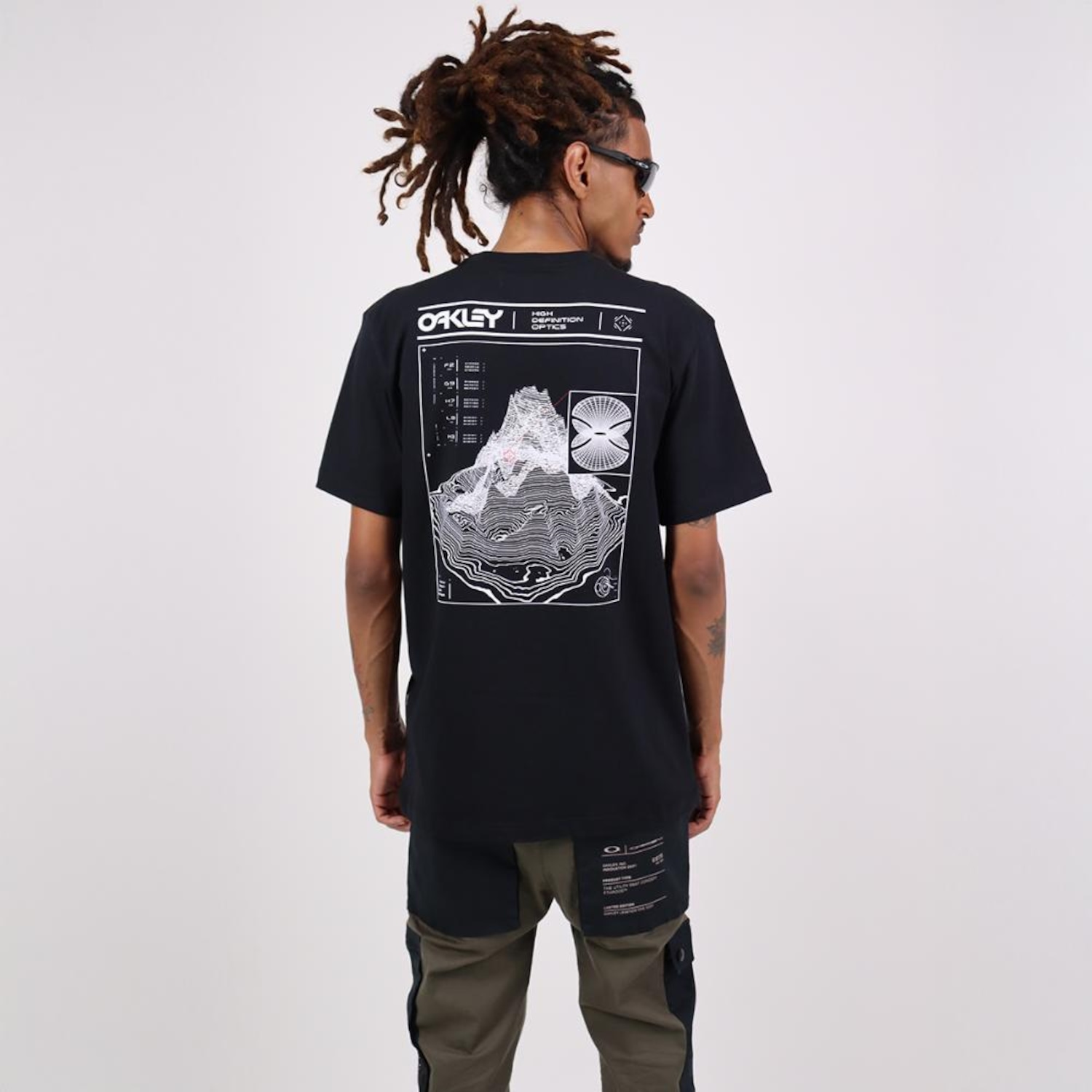 Camiseta Oakley Topography Map SS Tee Masculina - Foto 3