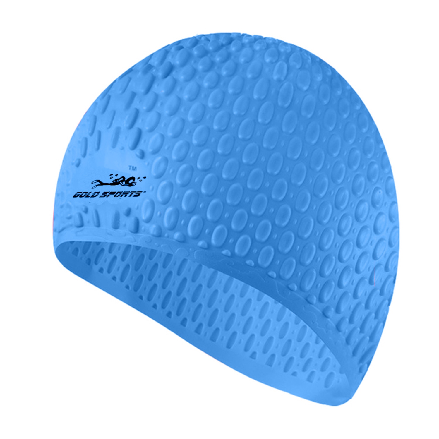 Touca De Natação Gold Sports Gota Ultra Soft De Silicone - Com Cobertura das Orelhas - Foto 1