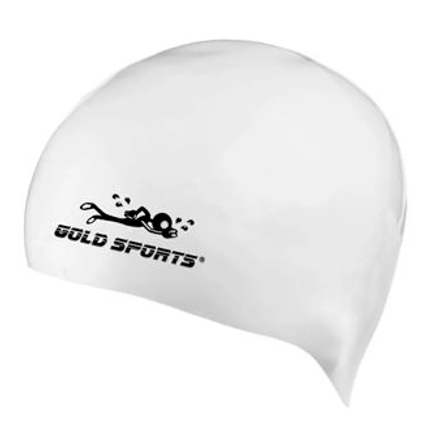 Touca De Natação Gold Sports Dome Cap De Silicone - Foto 1