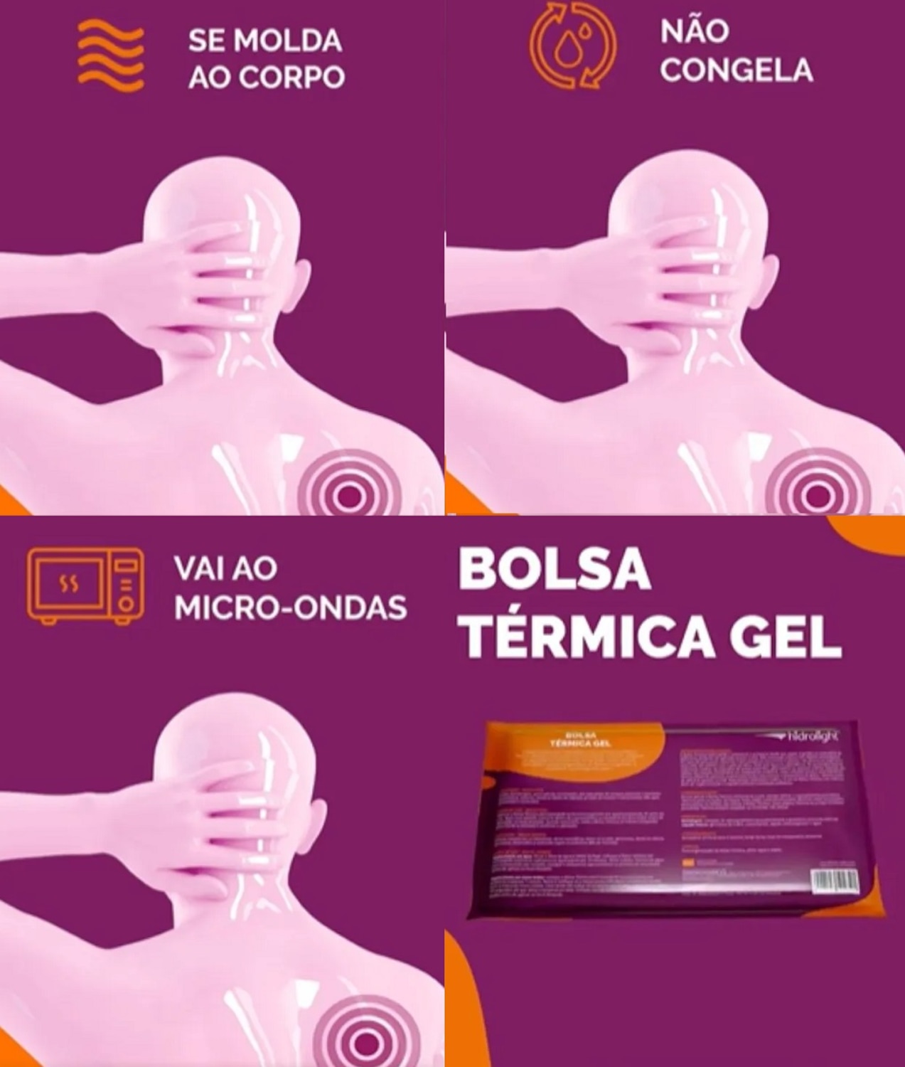 Bolsa Térmica Gel Hidrolight 200g - Foto 3