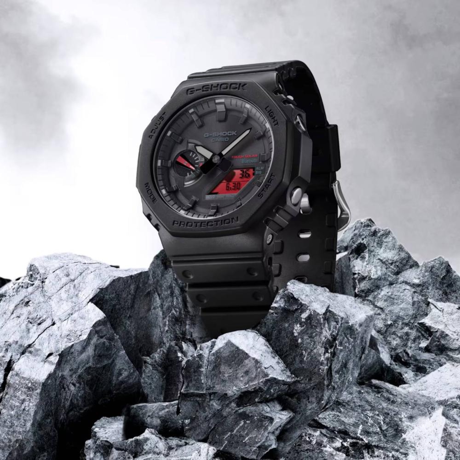 Relógio Casio G-Shock GA-B2100BBR-1ADR Black and Bold Red - GA-B2100 Black and Bold Red - Foto 3