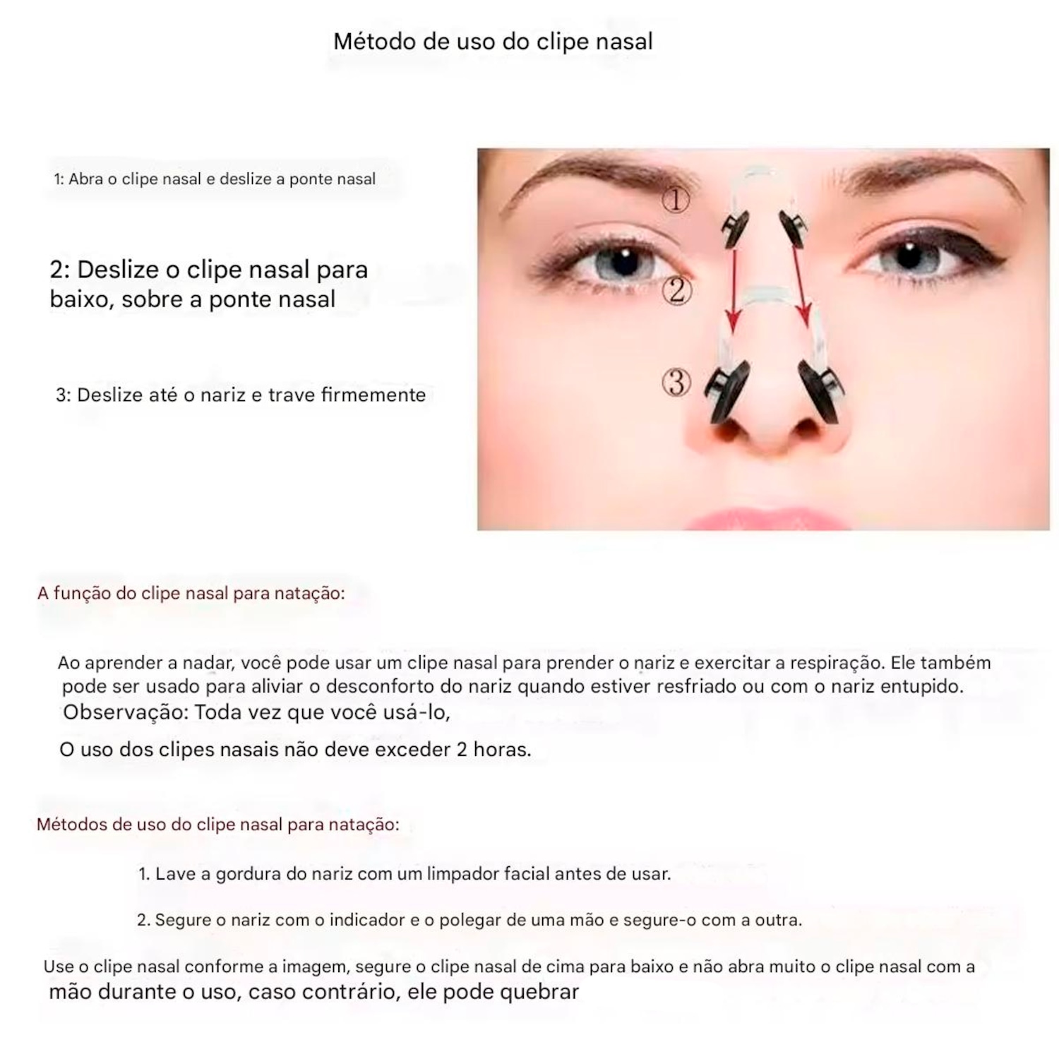 Kit Protetor De Ouvido Nasal E Anatômico Gold Sports - Foto 4