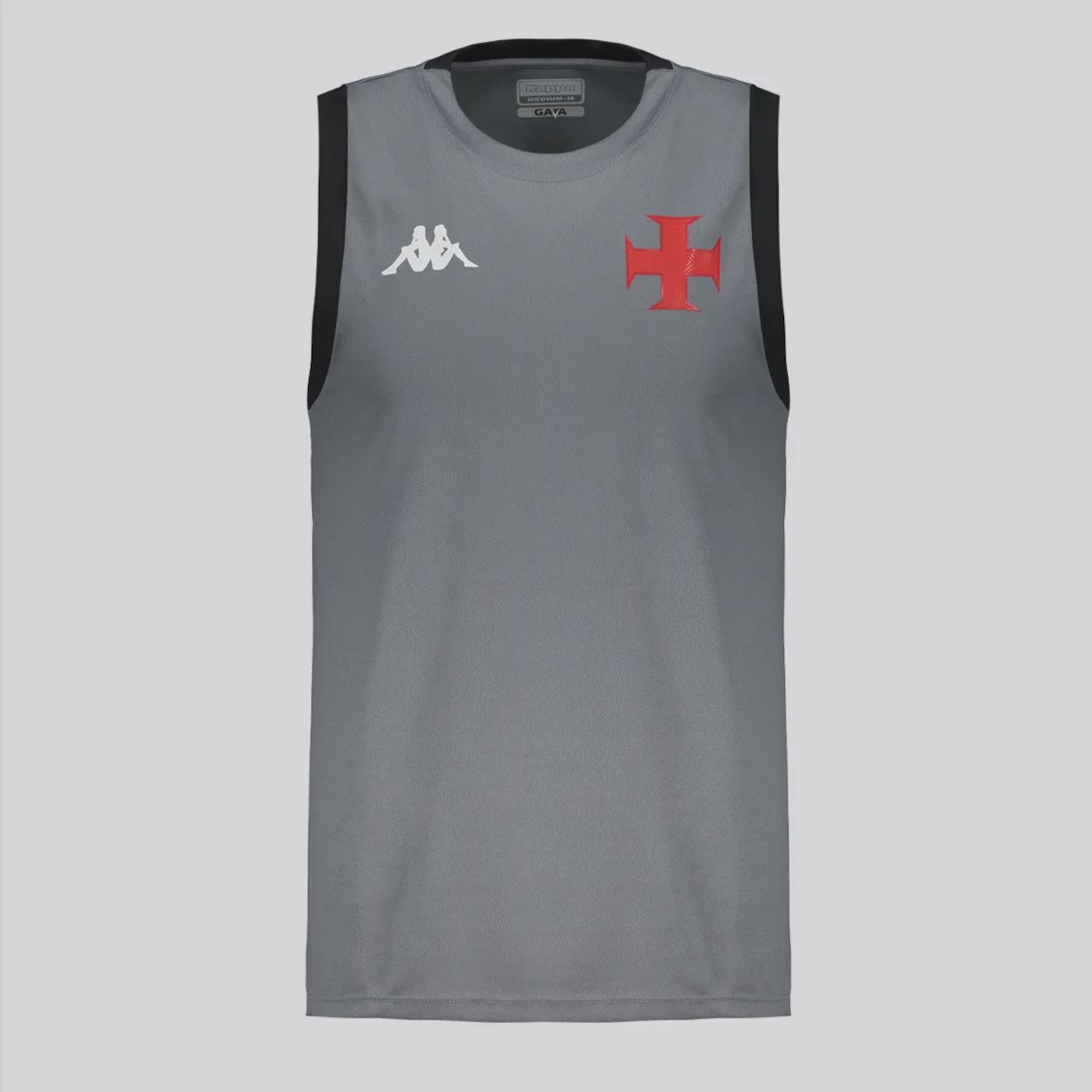 Camiseta Regata Kappa Vasco Treino Atleta 2025 Masculina - Foto 1