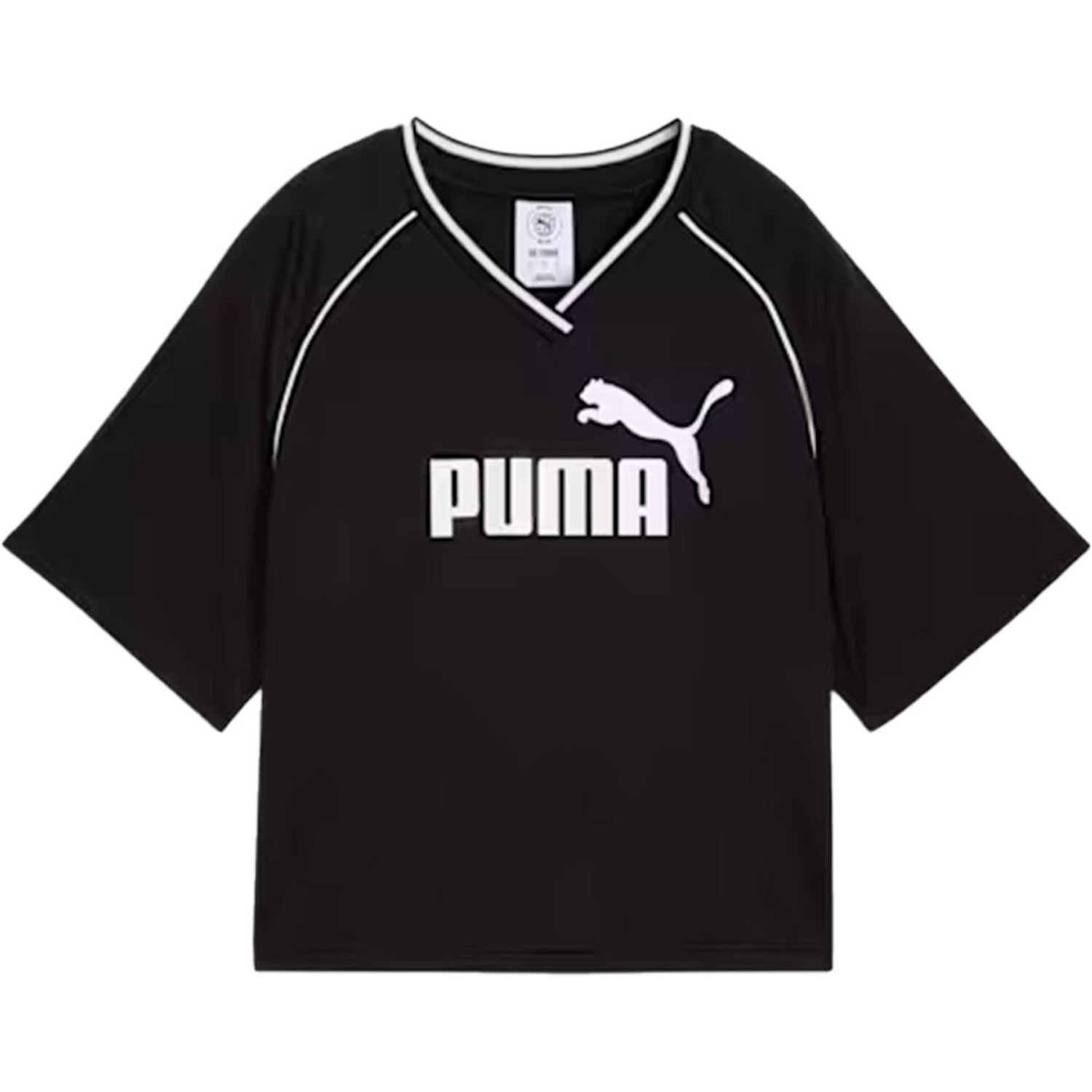 Blusa Cropped Feminina Puma Essentials Relaxed Football Jersey - Foto 4