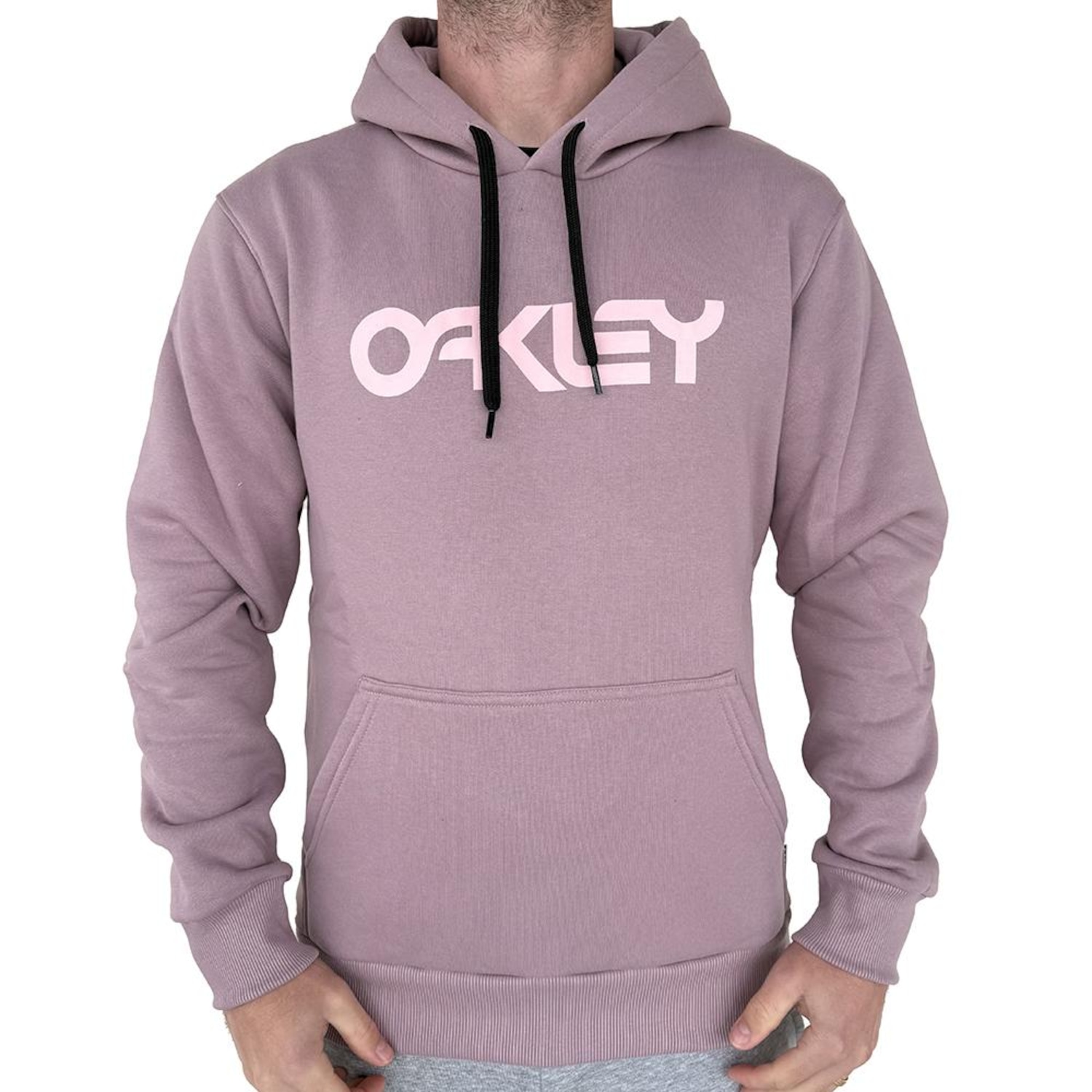 Blusão de Moletom Oakley Canguru B1B PO WT25 Masculino - Foto 1
