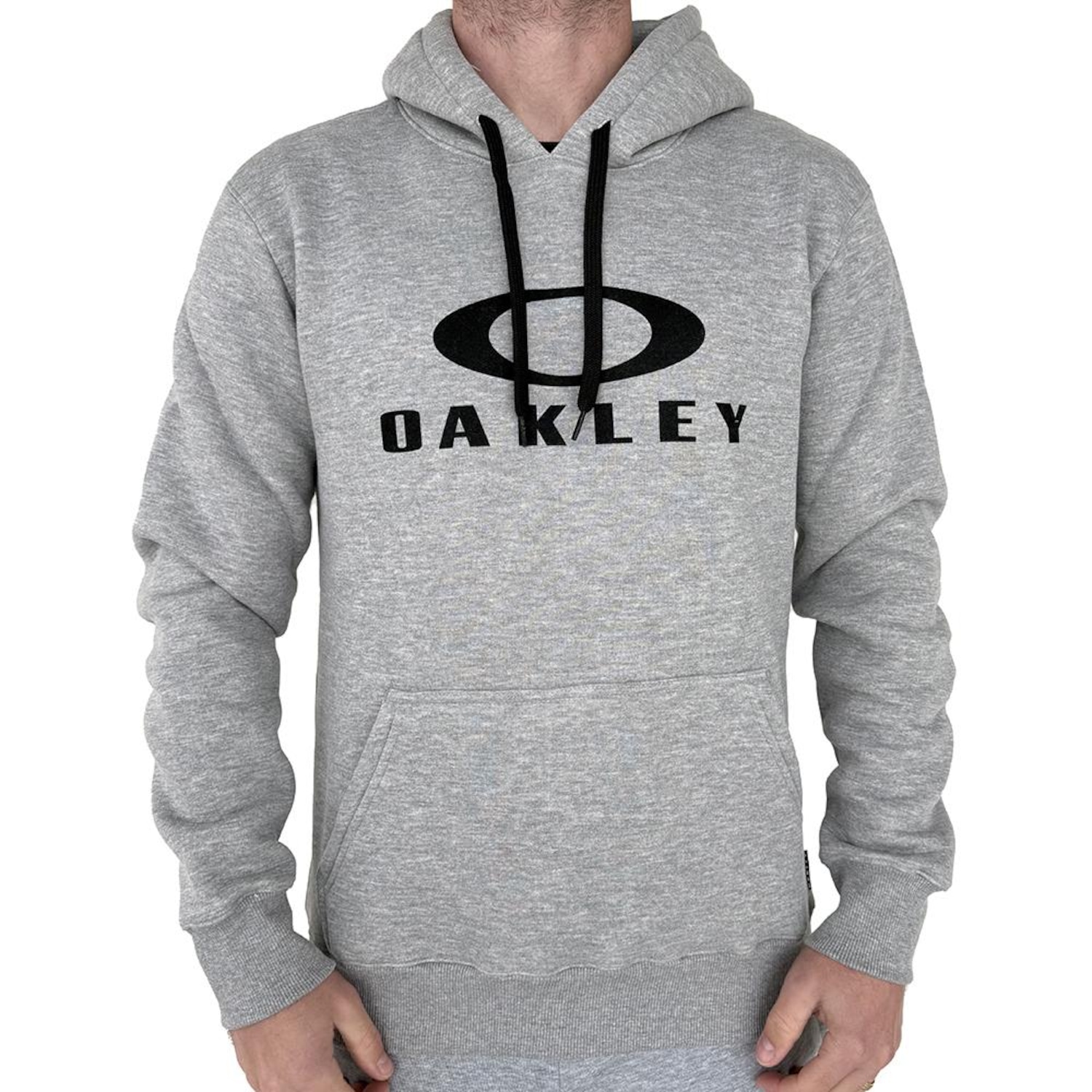 Blusão de Moletom Oakley Canguru Dual Hoodie II WT25 Heather - Foto 1