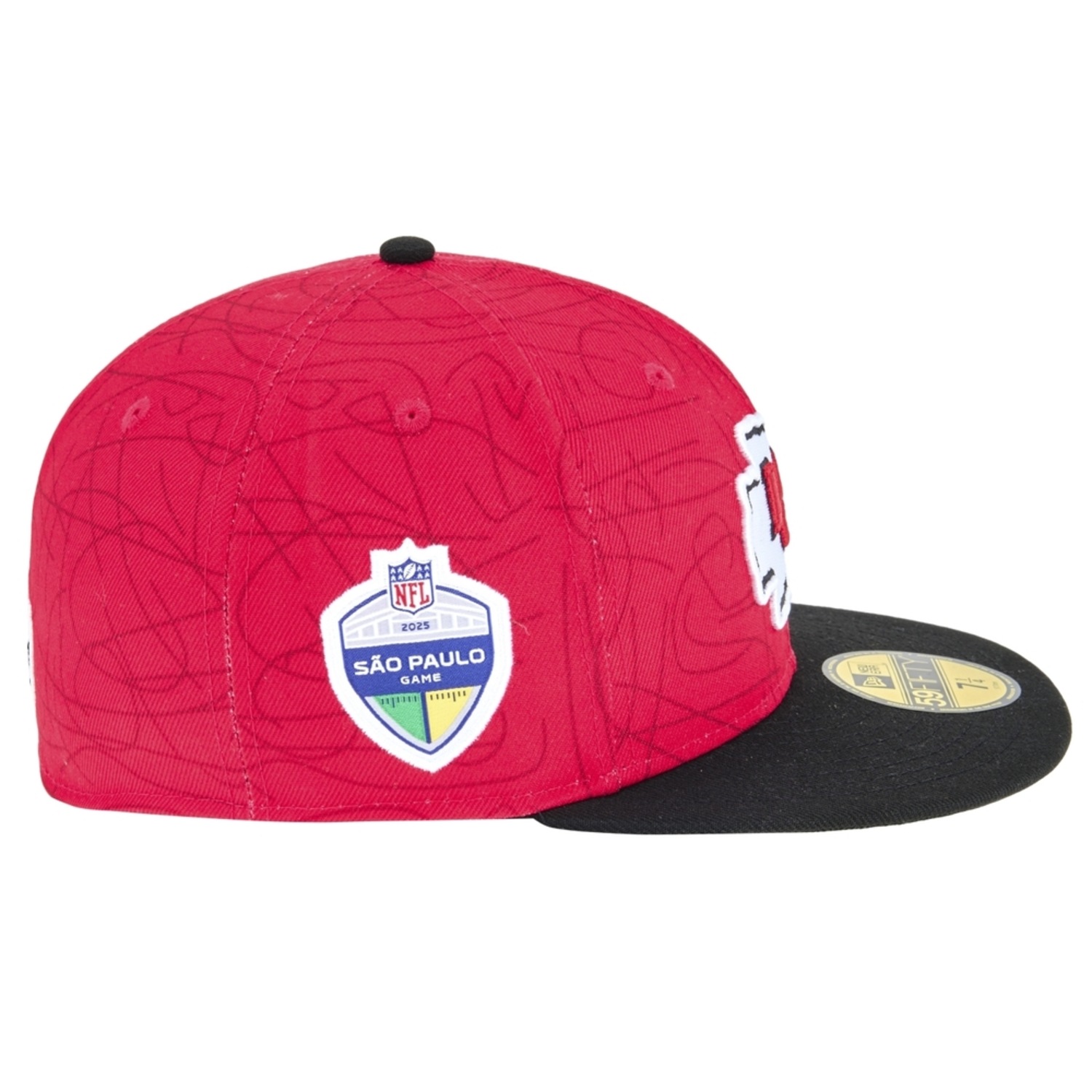 Boné Masculino New Era 59FIFTY Fitted Kansas City Chiefs NFL Game 2025 - Foto 3