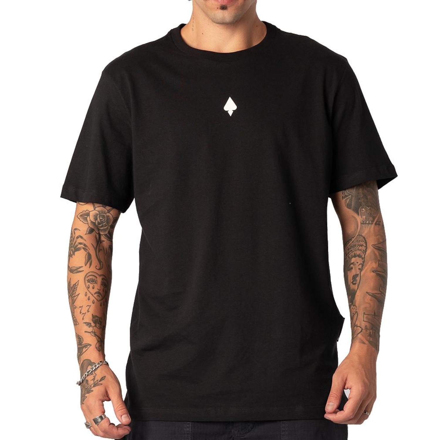 Camiseta MCD Caveira Cromada SM26 Masculina - Foto 1