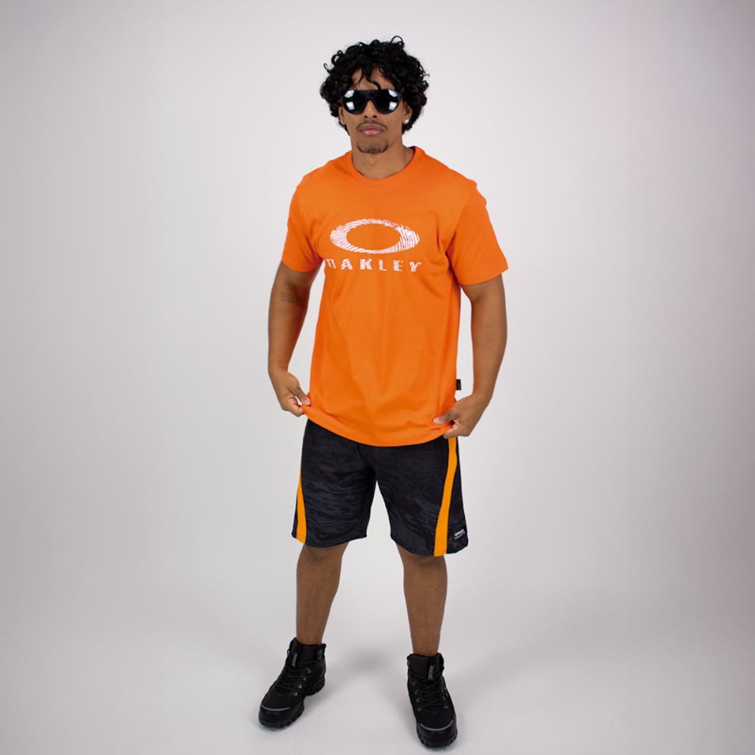 Camiseta Oakley Ellipse Fingerprint SS Tee Masculina - Foto 3