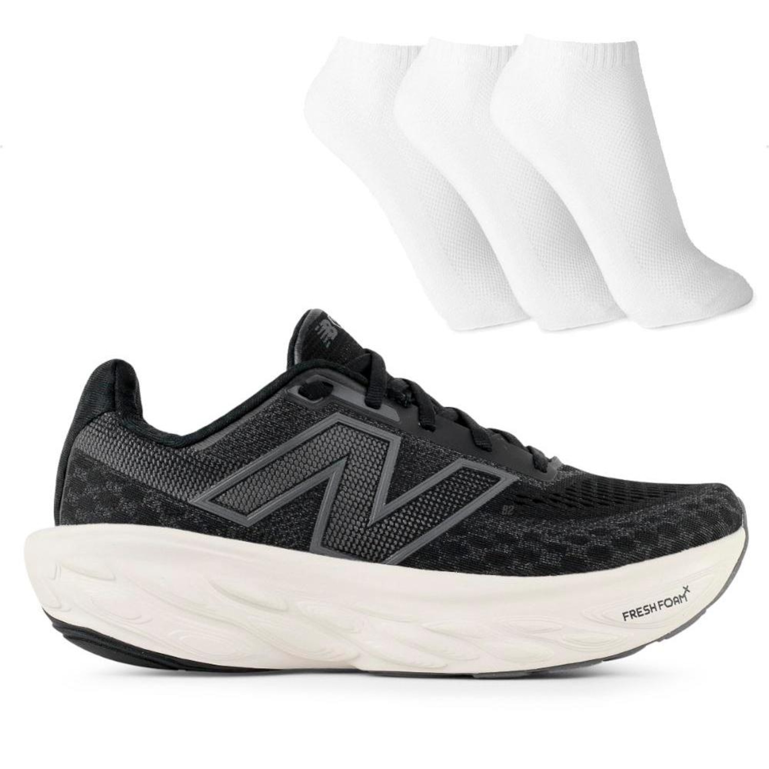 Tênis Masculino New Balance 1080 V14 + 3 Pares de Meias - Foto 1