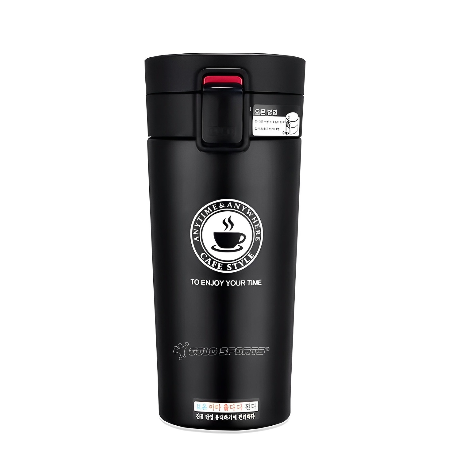Cupo Térmico Com Tampa Gold Sports Thermique Plus Aço Inoxidável 304 - 500ml - Foto 1