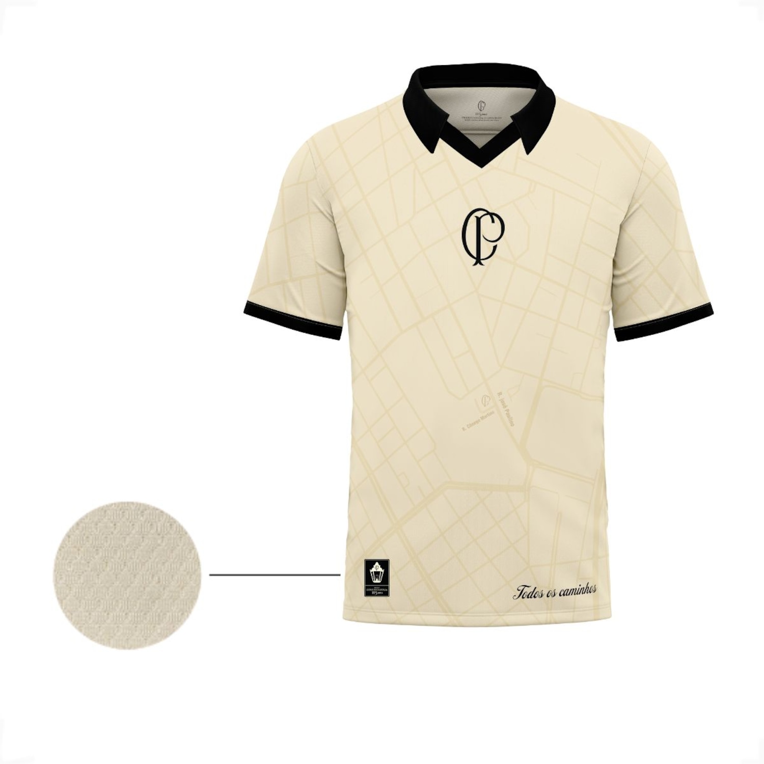 Camiseta Polo Masculina Corinthians 115 anos - Surf Center - Foto 3