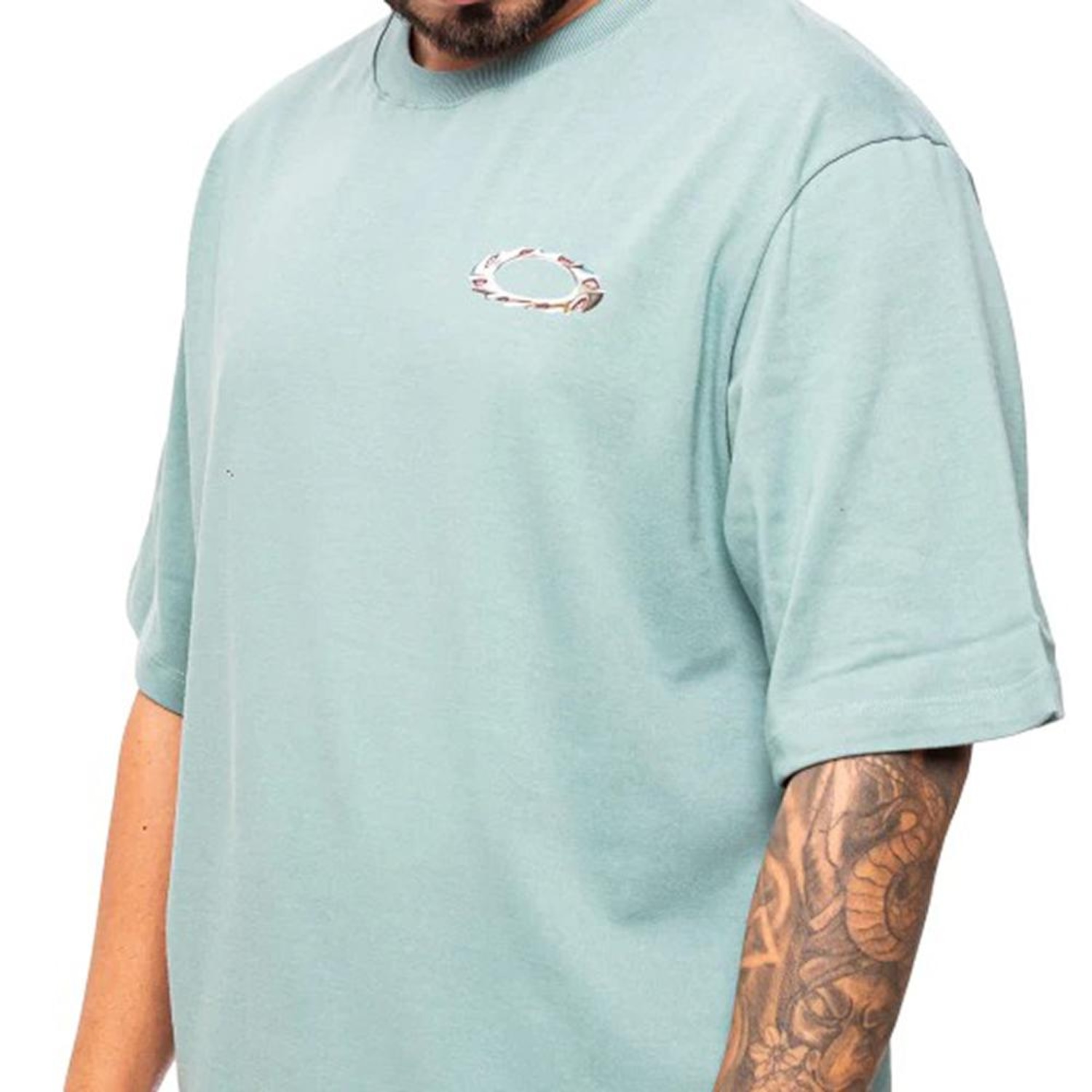 Camiseta Oakley Ellipse Sharp Metal SM26 Masculina - Foto 3