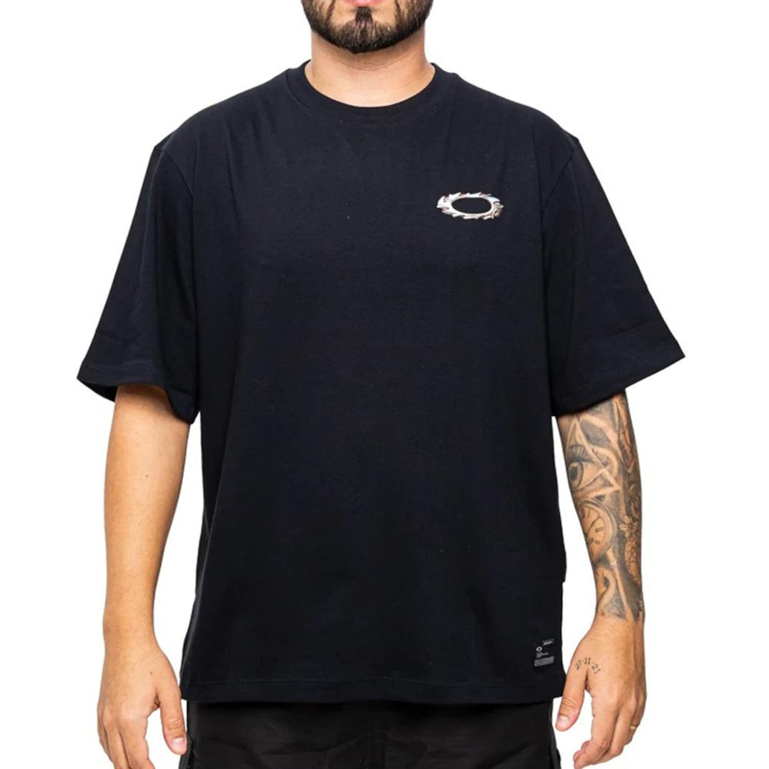 Camiseta Oakley Ellipse Sharp Metal SM26 Masculina - Foto 1