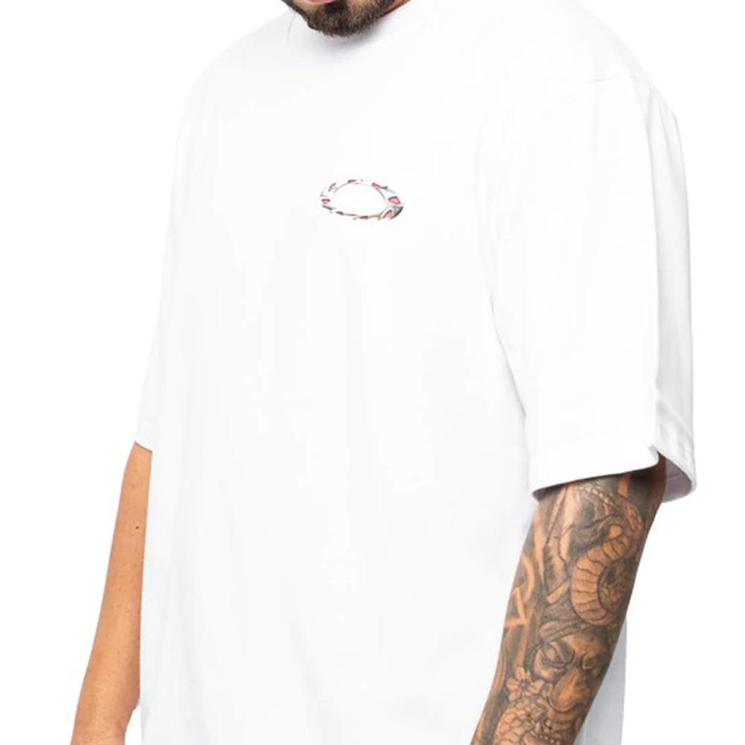 Camiseta Oakley Ellipse Sharp Metal SM26 Masculina - Foto 3