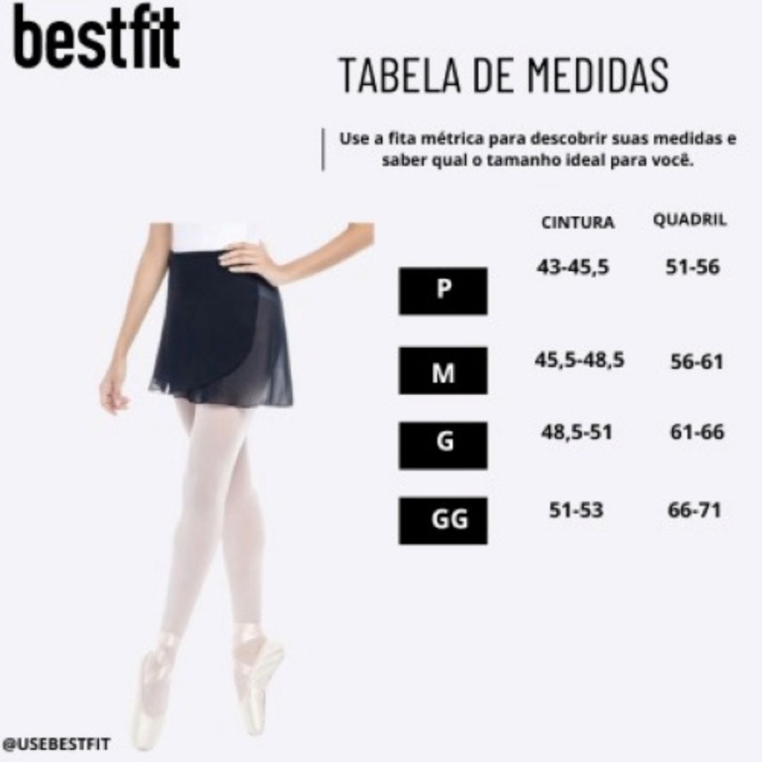 Saia Crepe Infantil Só Dança - Foto 3