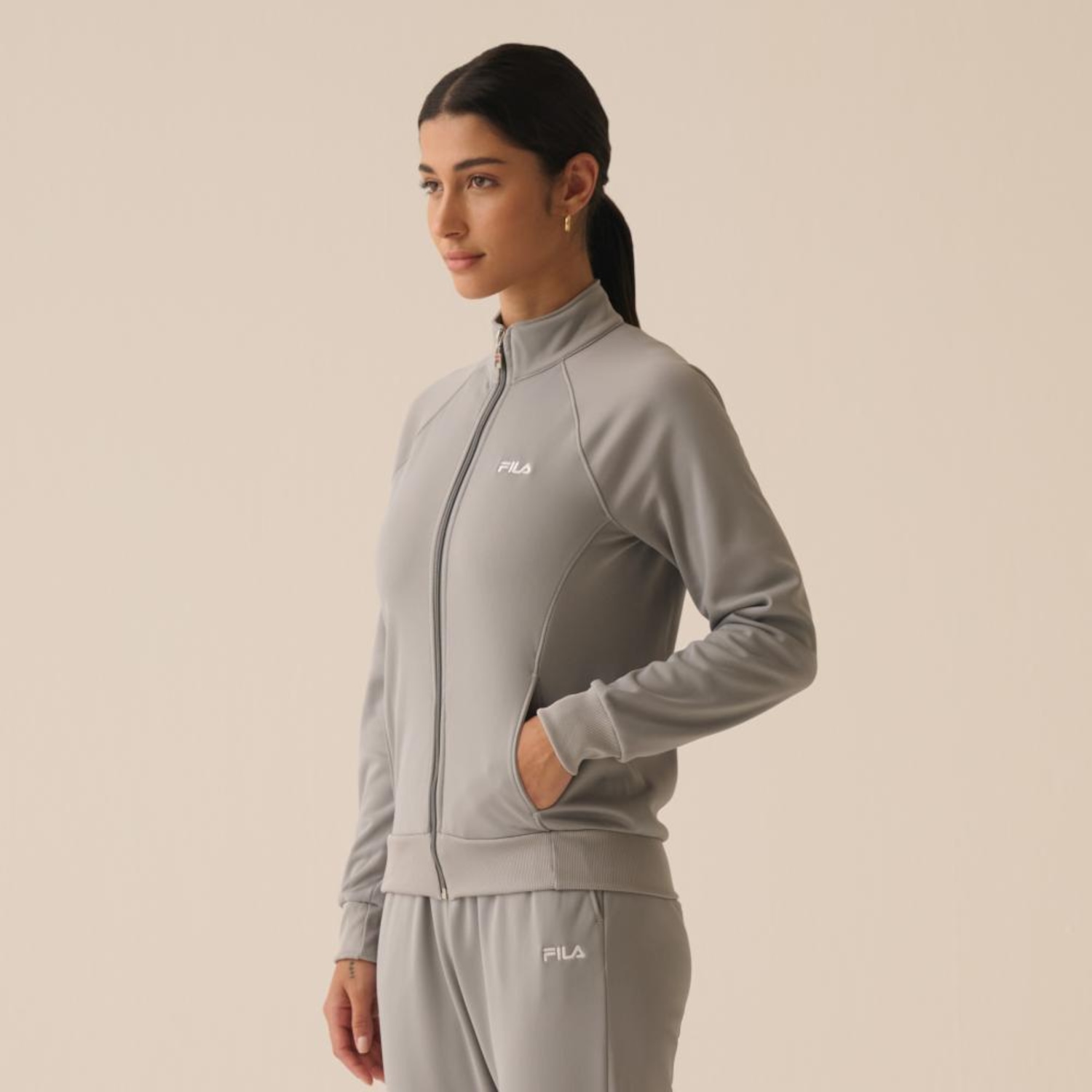 Agasalho Fila Essentials - Feminino - Foto 1
