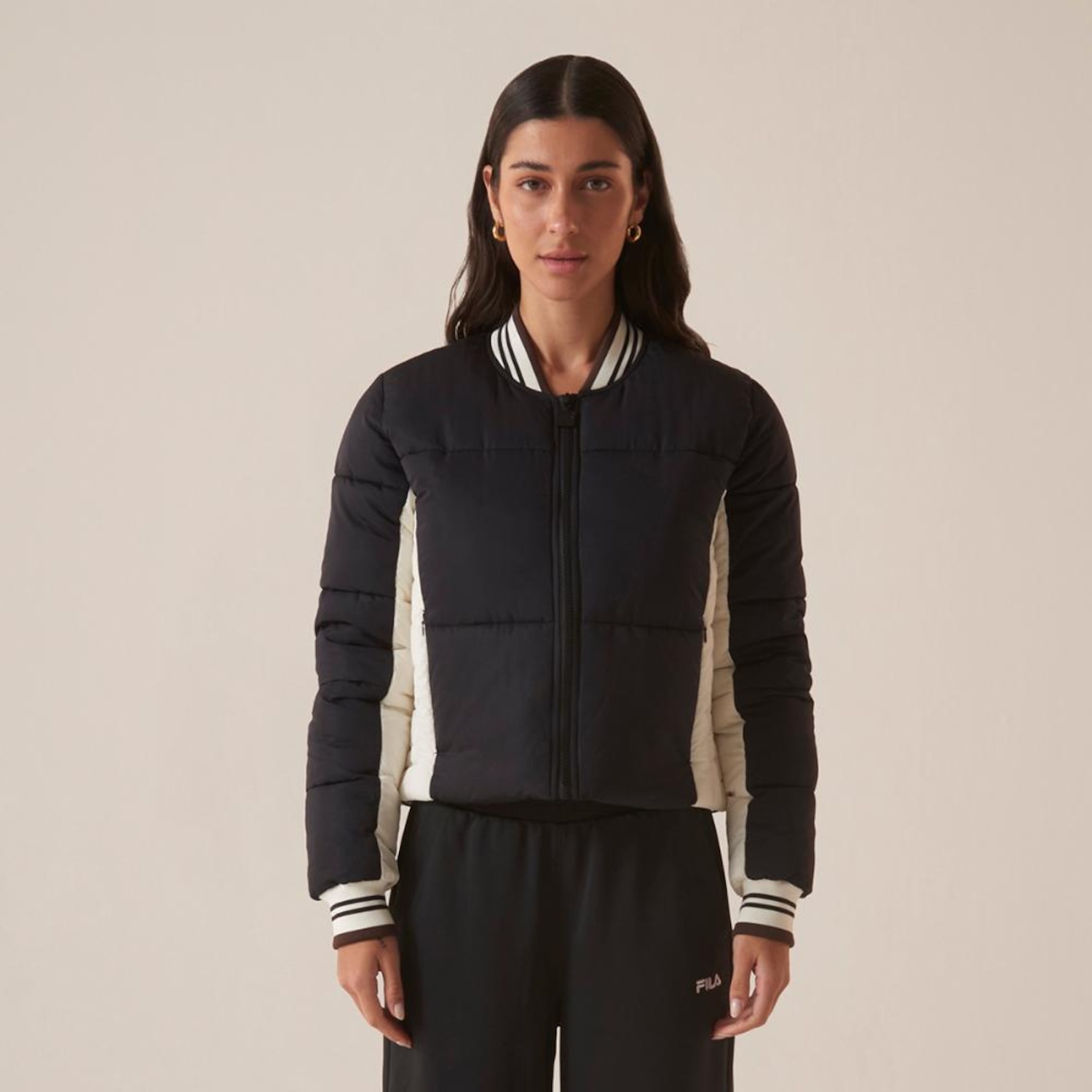 Jaqueta Fila Uc Puffer Feminina - Foto 1