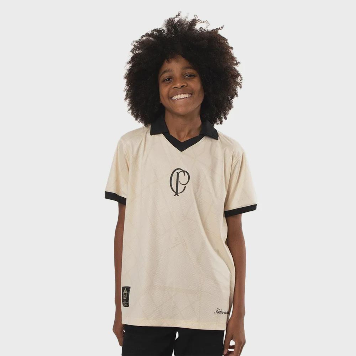 Camisa Polo Surf Center Corinthians 115 Anos Infantil - Foto 1