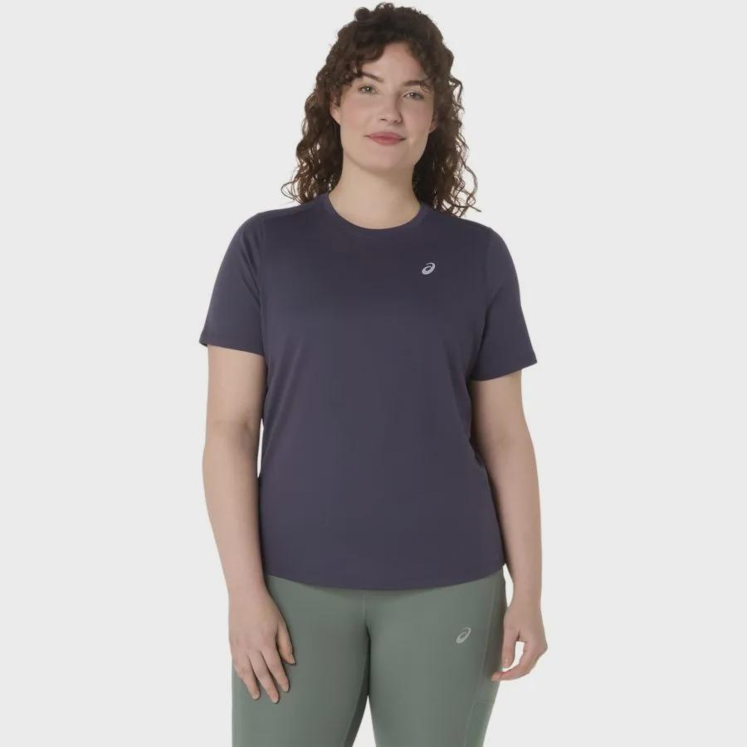 Camiseta ASICS Silver - Feminina - Foto 1