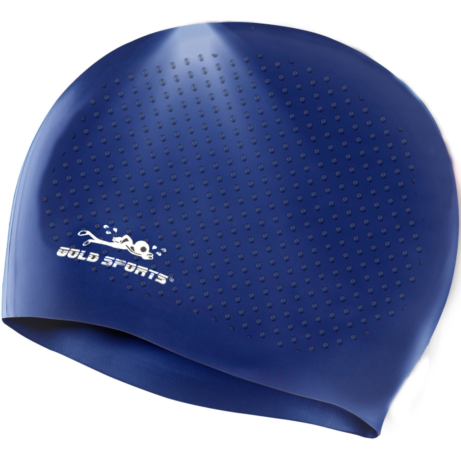 Touca de Natação Gold Sports Massagem De Silicone - Foto 1