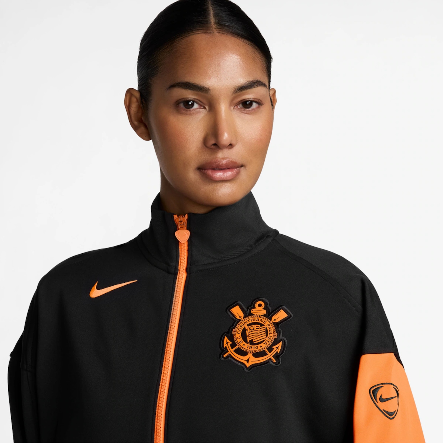 Jaqueta Corinthians Nike Total 90 Anthem III Academy Pro Feminina - Foto 3