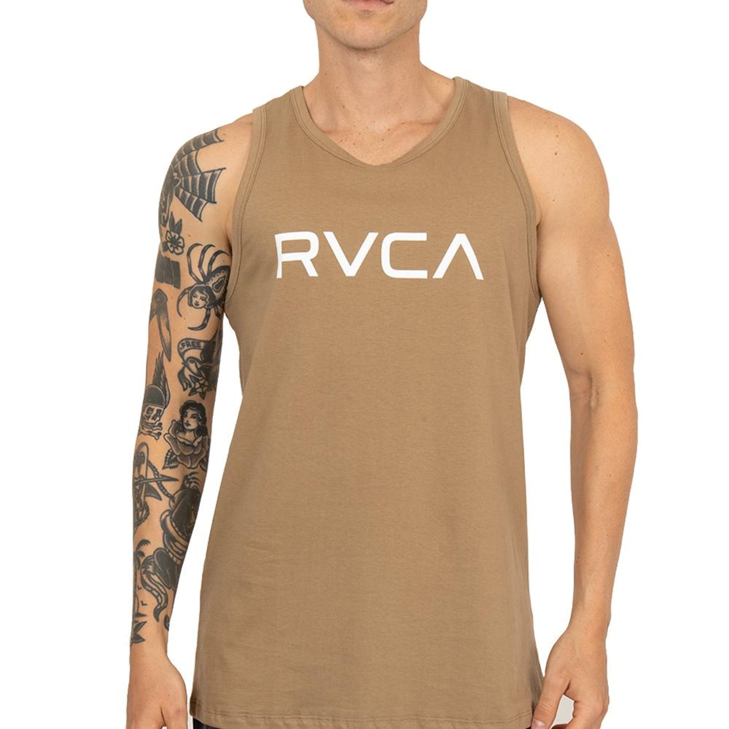 Camiseta Regata RVCA Big RVCA SM26 Masculina - Foto 1