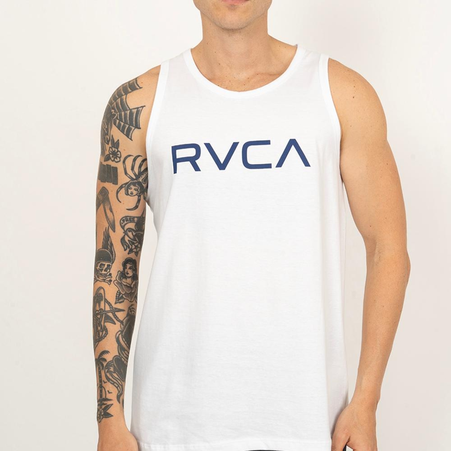 Camiseta Regata RVCA Big RVCA SM26 Masculina - Foto 1