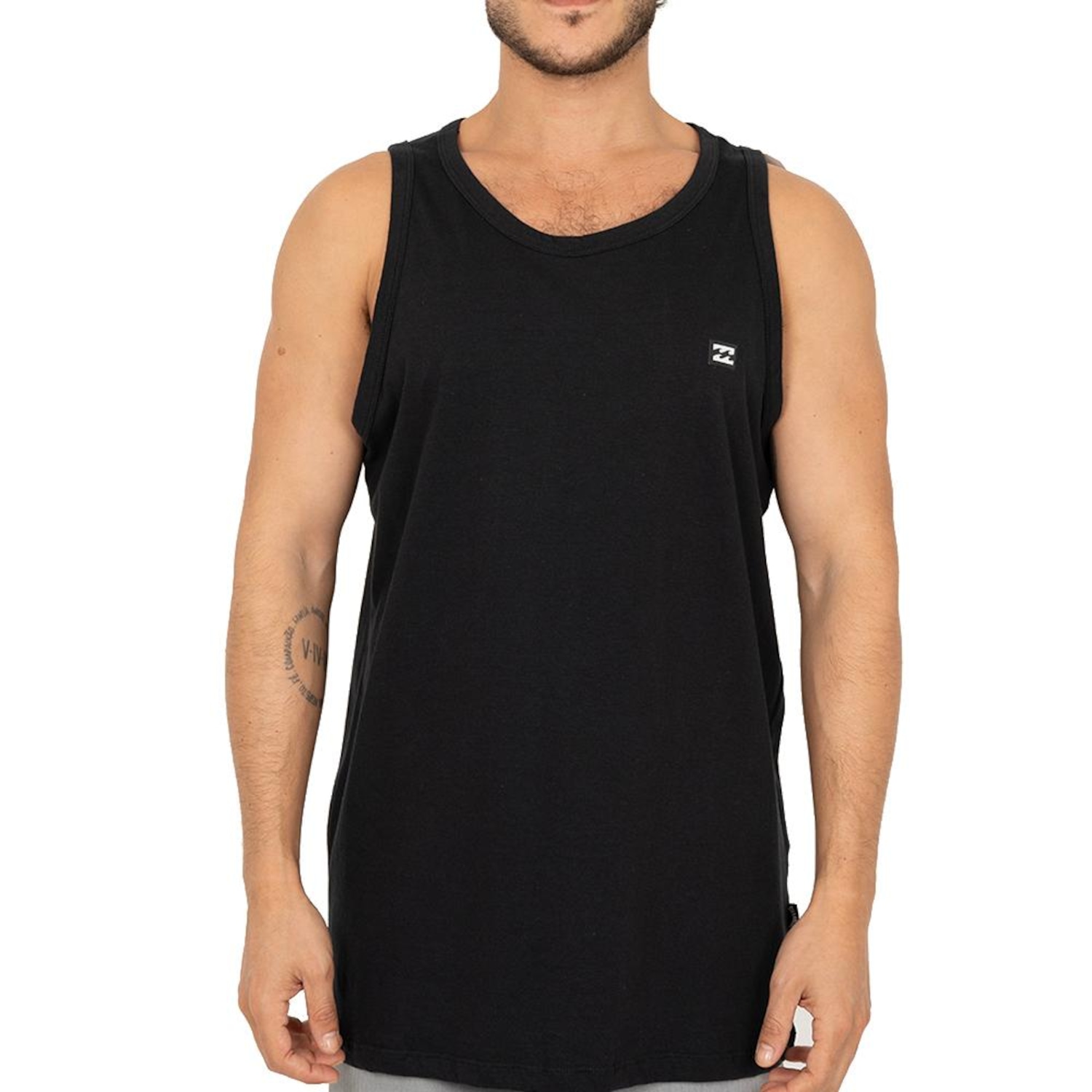 Camiseta Regata Billabong Icon Patch SM26 Masculina - Foto 1