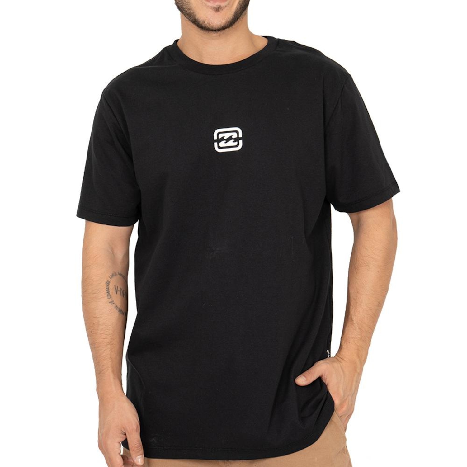 Camiseta Billabong Bracket Wave SM26 Masculina - Foto 1