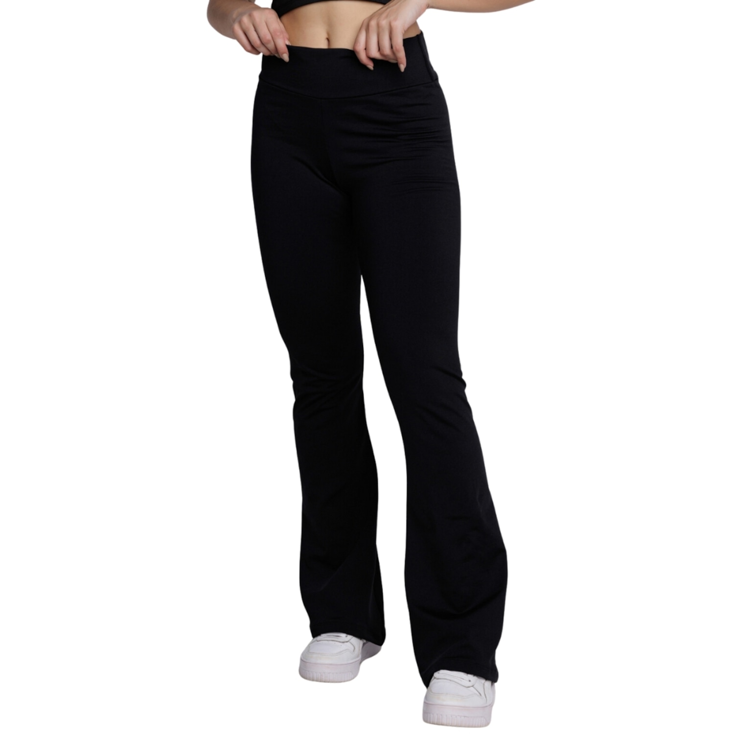 Calça Legging Suplex Flare Vekyo - Moda Fitness - Feminina - Foto 1
