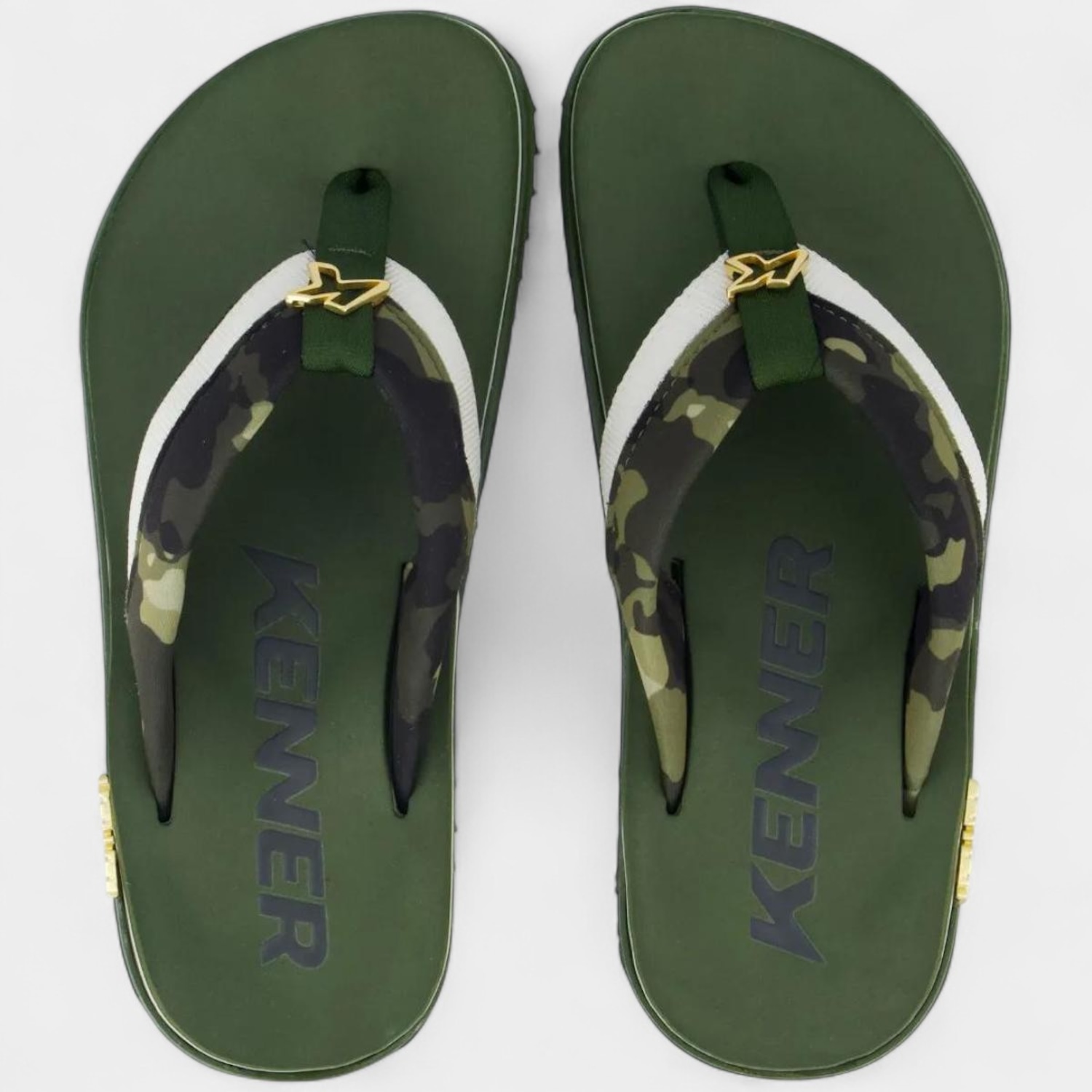 Sandália Kenner Kivah Colors Camuflagem Masculina - Foto 1