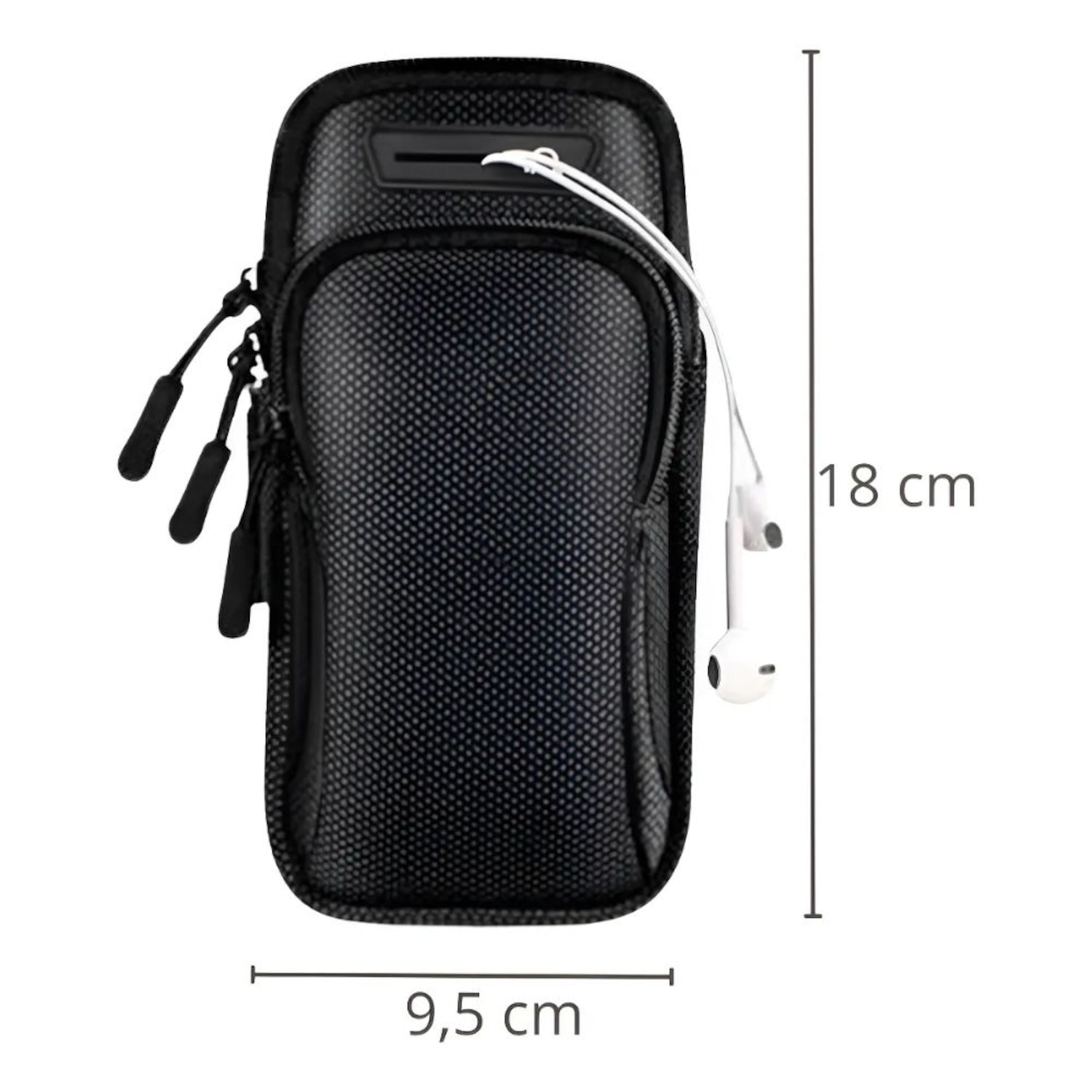 Braçadeira Esportiva DK para Corrida Caminhada Treino Impermeável com Alça Ajustável - Foto 4