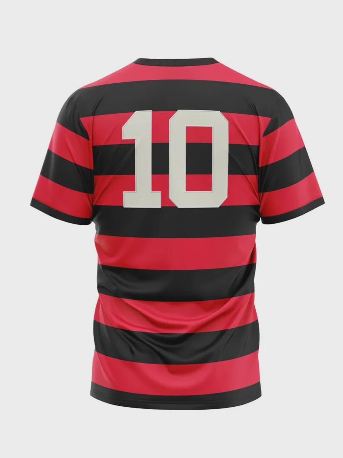 Camiseta Braziline Flamengo Tri Campeão Zico Masculina - Foto 4