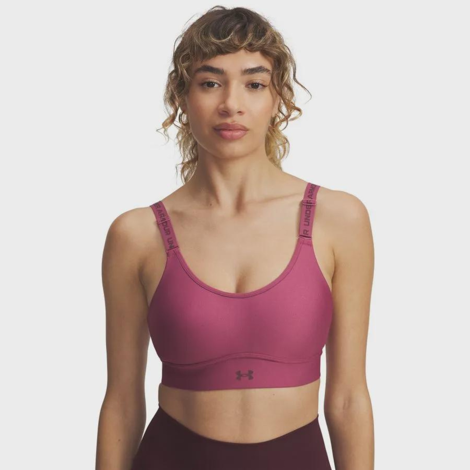 Top Under Armour Infinity Mid 2.0  Feminino - Foto 1
