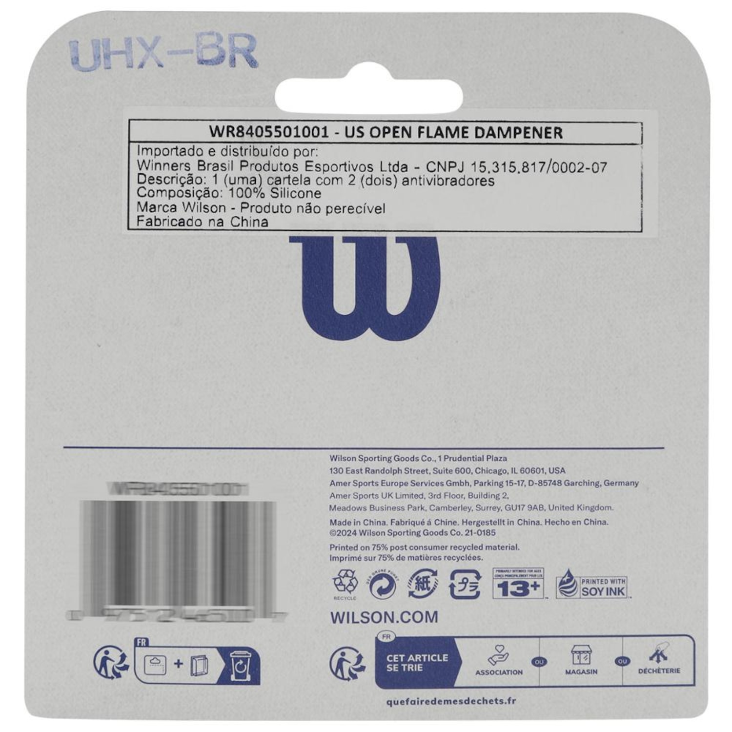 Antivibrador Wilson US Open Flame com 02 Unidades - Foto 3