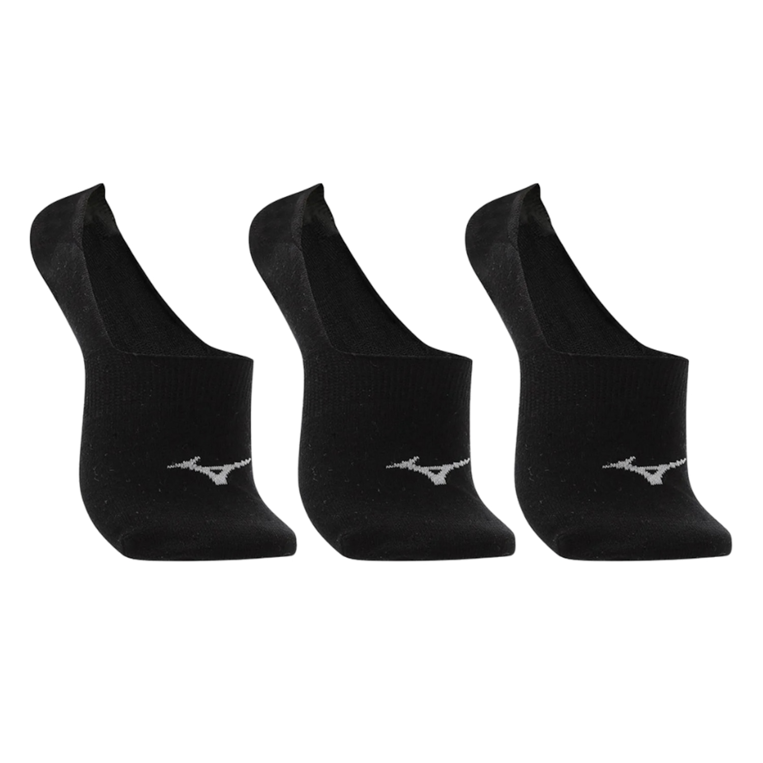 Meia Cano Curto Mizuno Basic Invisível - 3 pares - Feminina - Foto 2