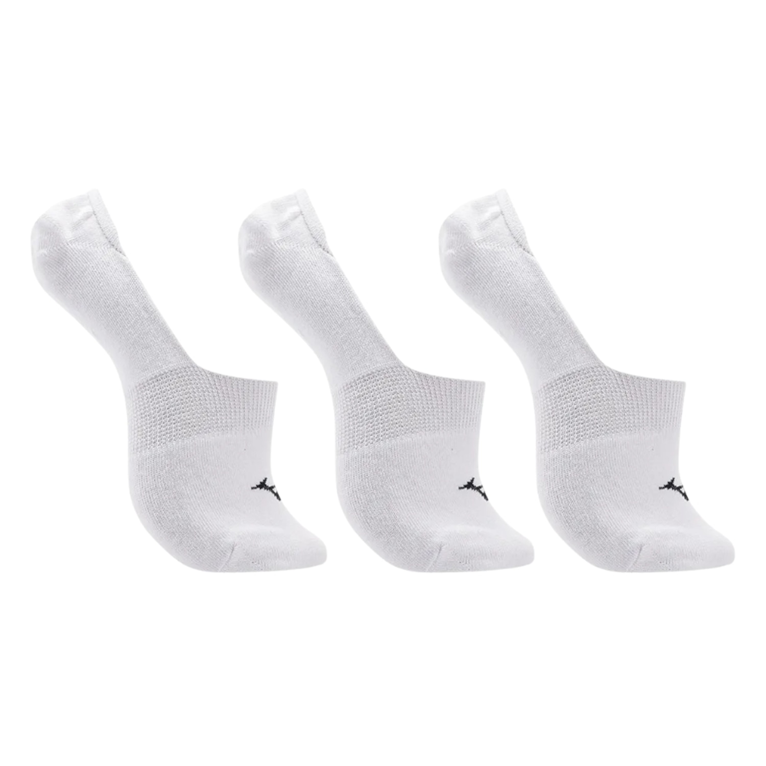 Meia Cano Curto Mizuno Basic Invisível - 3 pares - Feminino - Foto 1