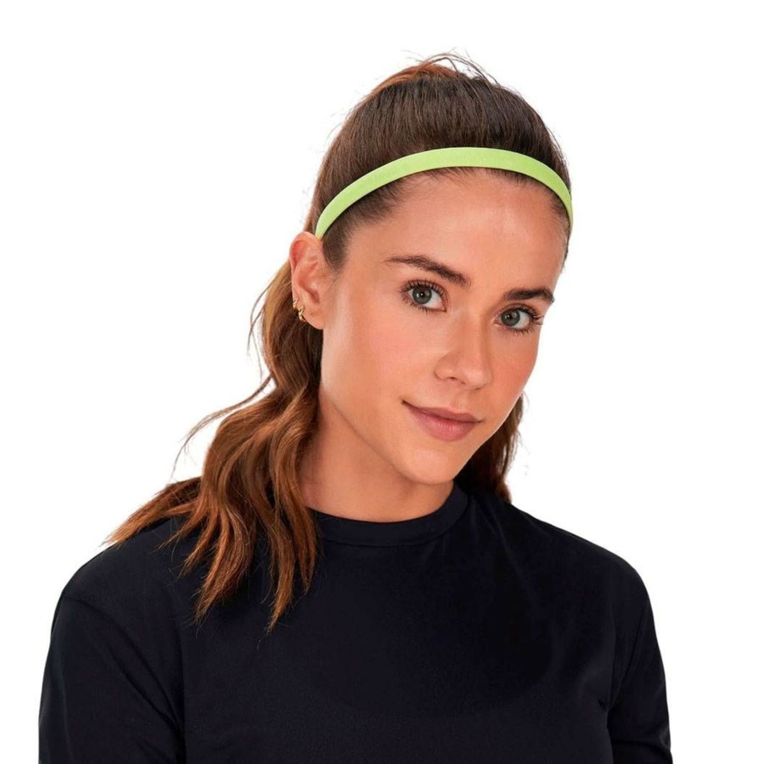 Faixa Alto Giro Cabeça 1,1cm Baixo Relevo Feminina - Foto 1