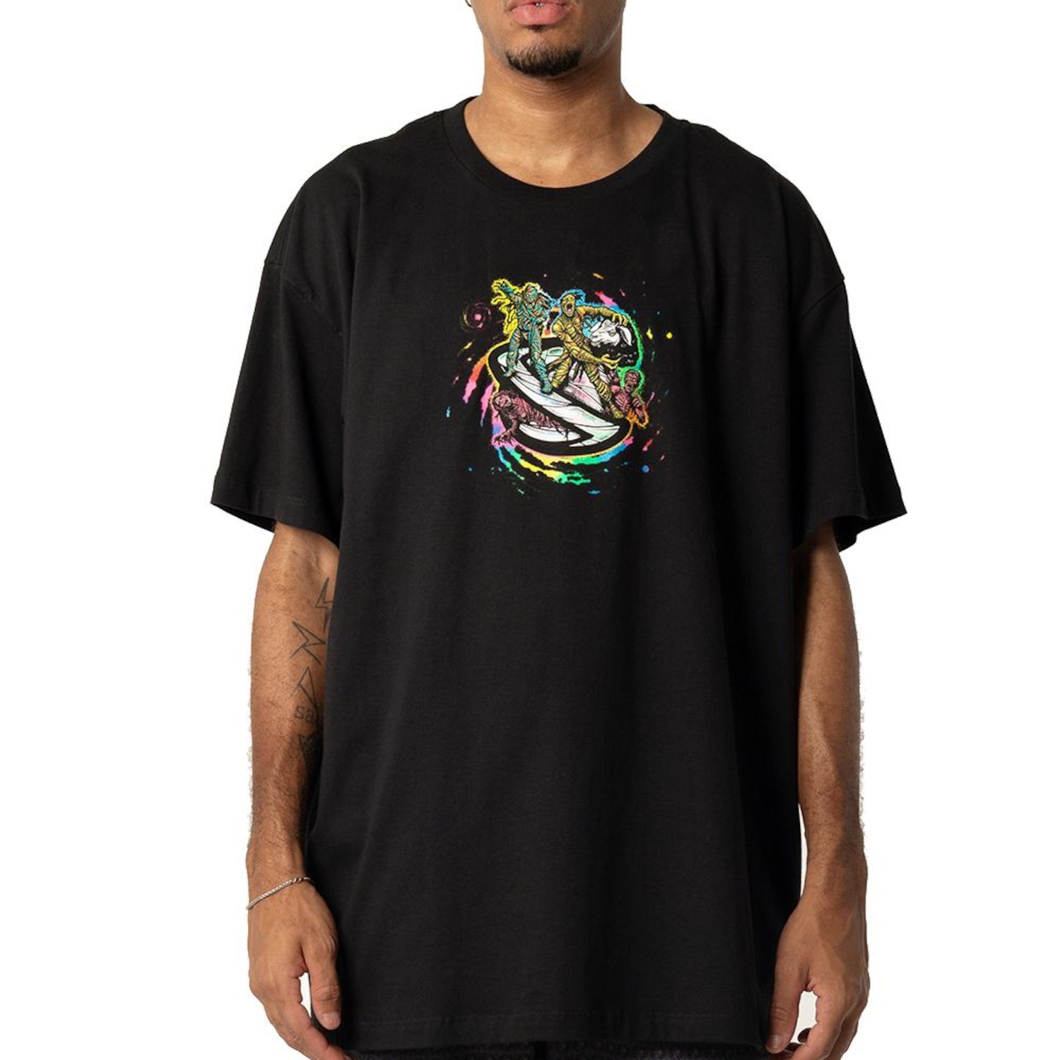 Camiseta Lost Mummy Saturn Oversized SM26 Masculina - Foto 1