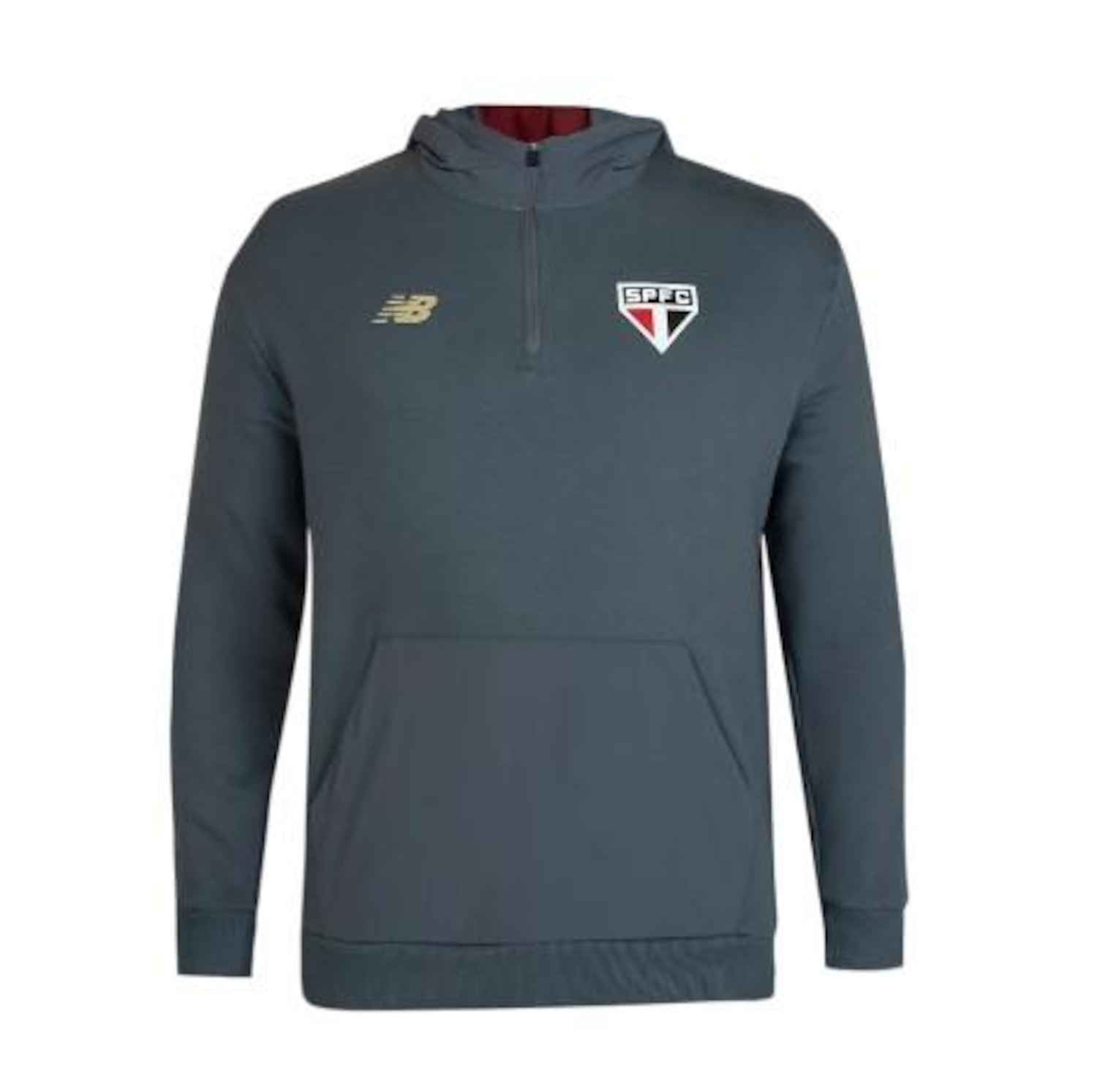 Blusão com Capuz New Balance Viagem São Paulo 2025 Masculino - Foto 1