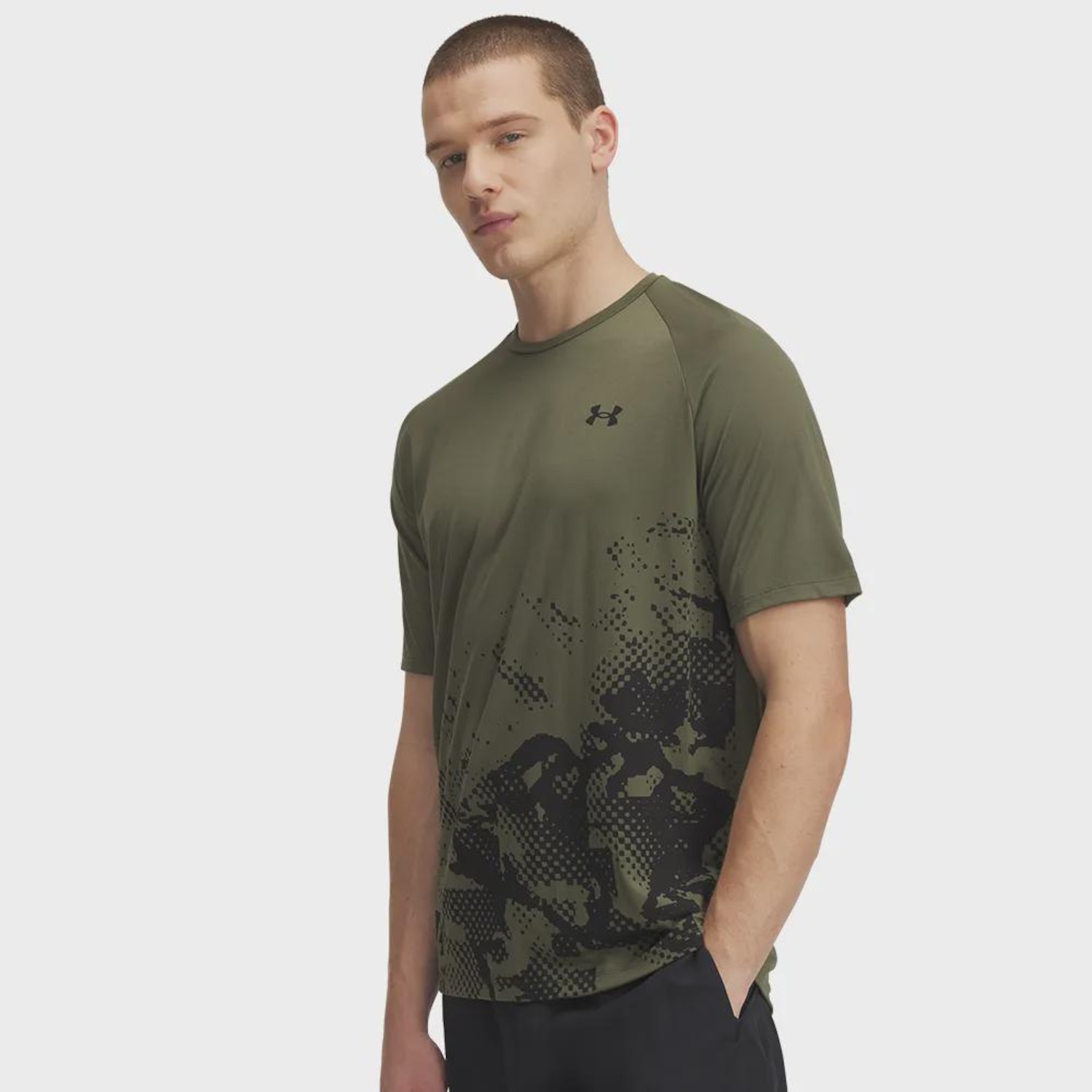Camiseta Under Armour Tech Fade Masculina - Foto 1