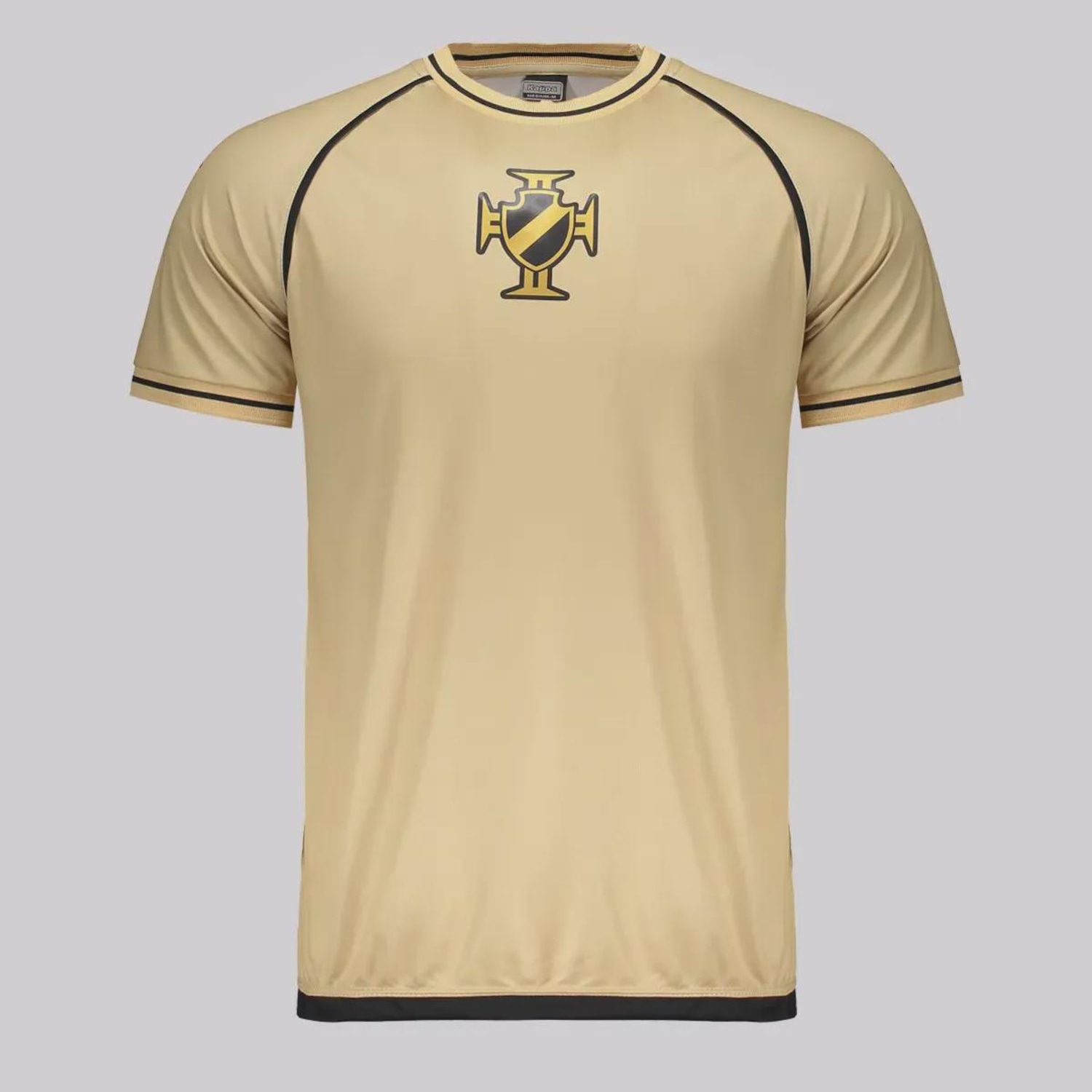 Camisa do Vasco Supporter Shore Dourada 10 Coutinho Kappa Masculina - Foto 2