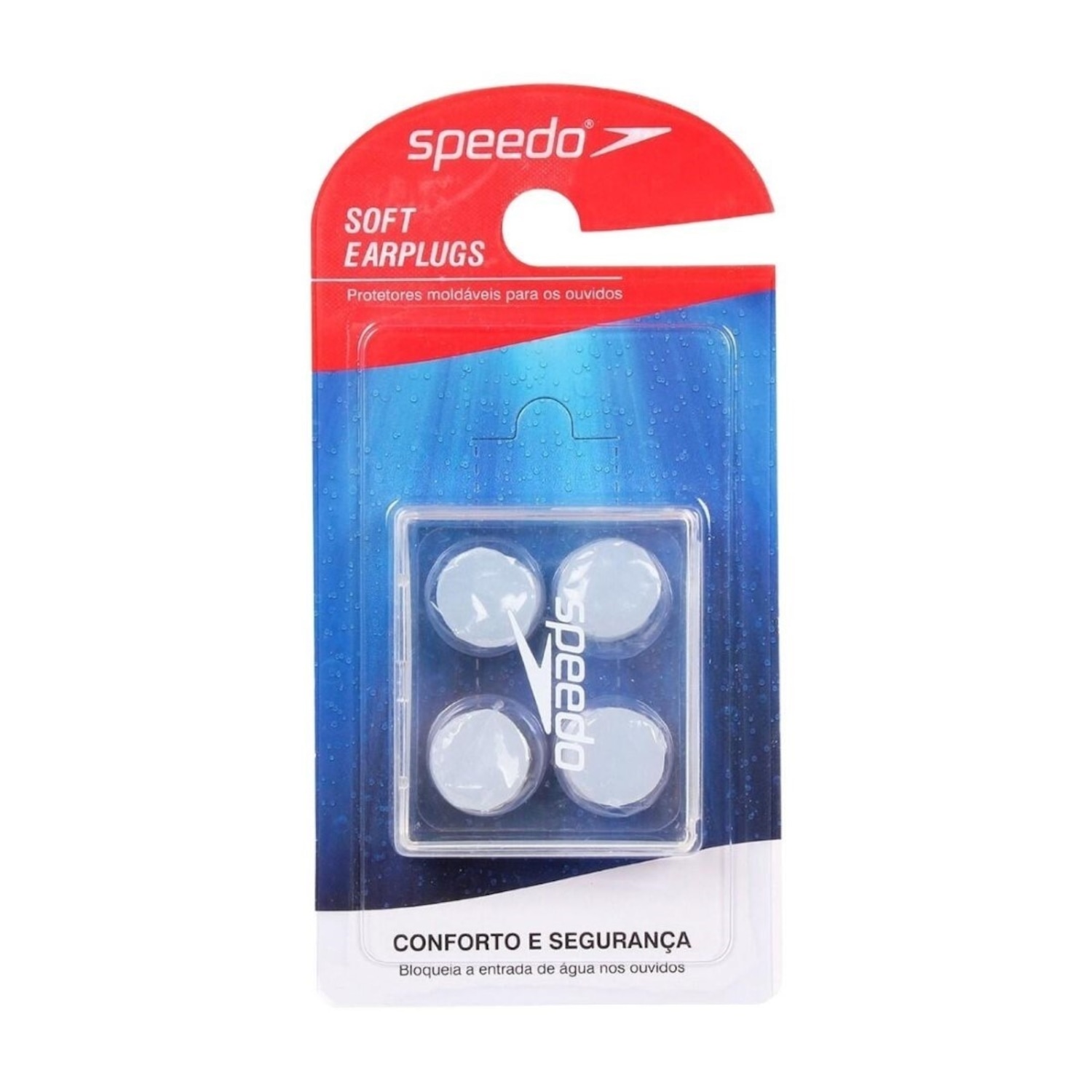 Protetor de Ouvido Speedo Soft Earplugs Adulto - Foto 1