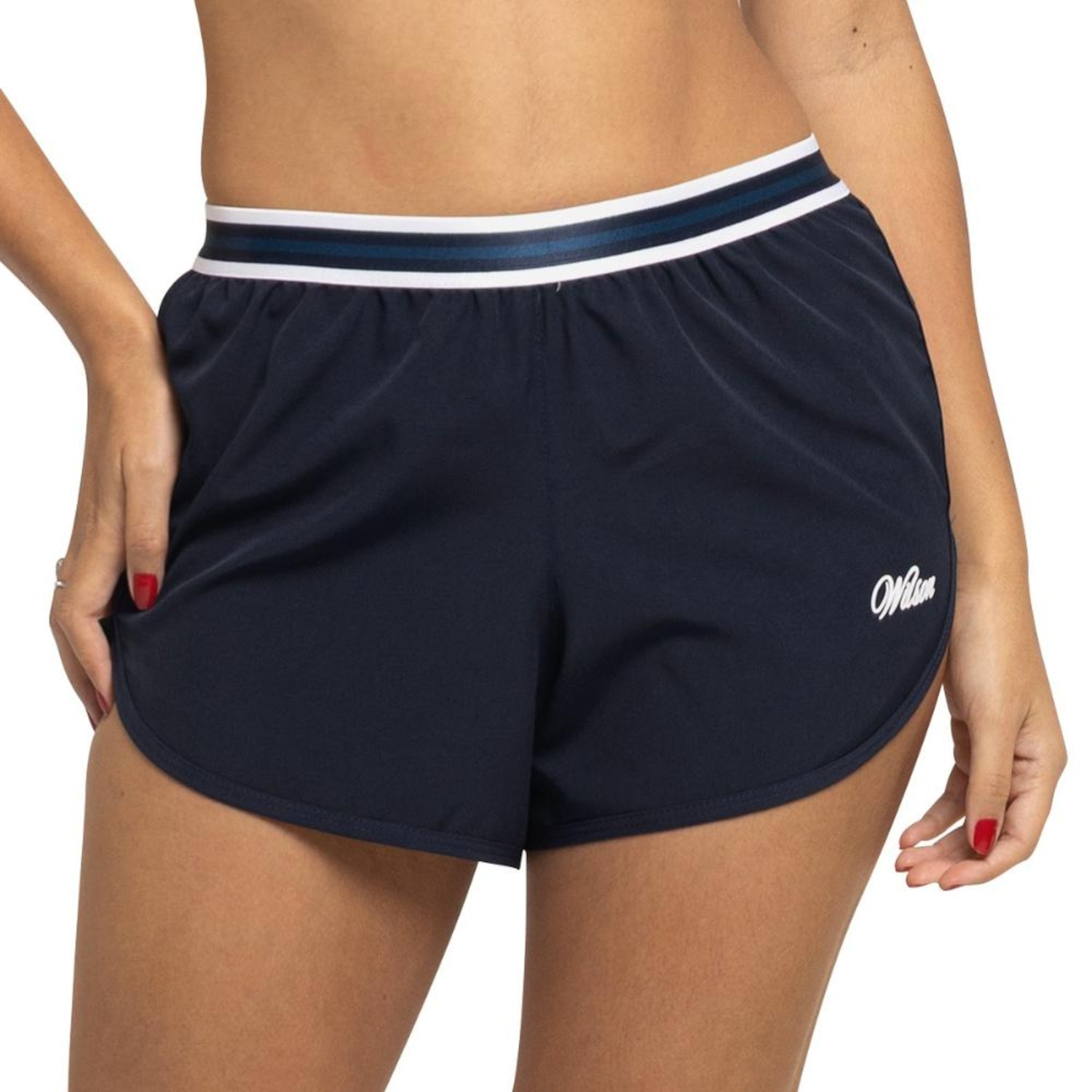 Shorts Wilson Tour Retro Feminino - Foto 1