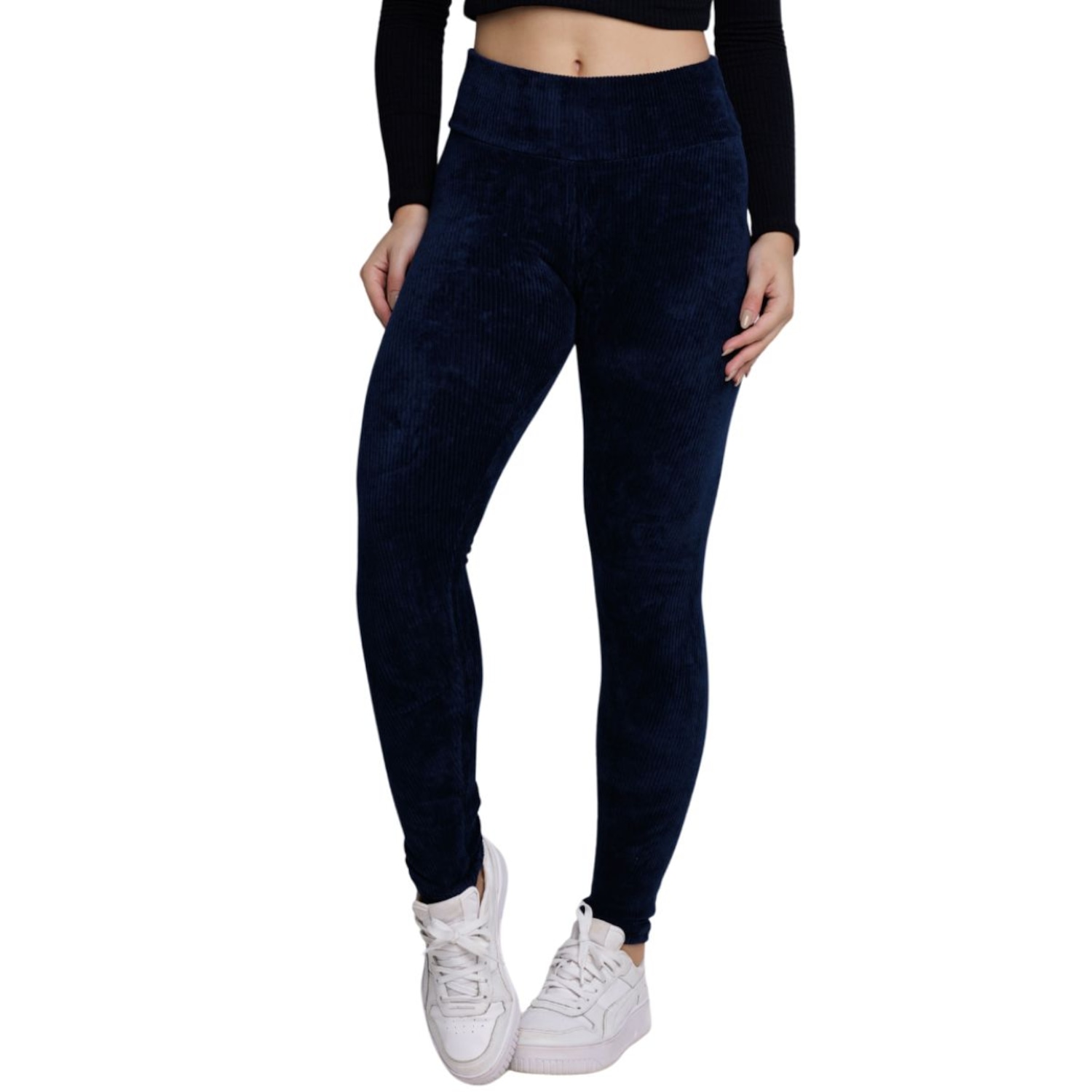 Calça Legging Cotelê Veludo Vekyo - Feminina - Foto 1