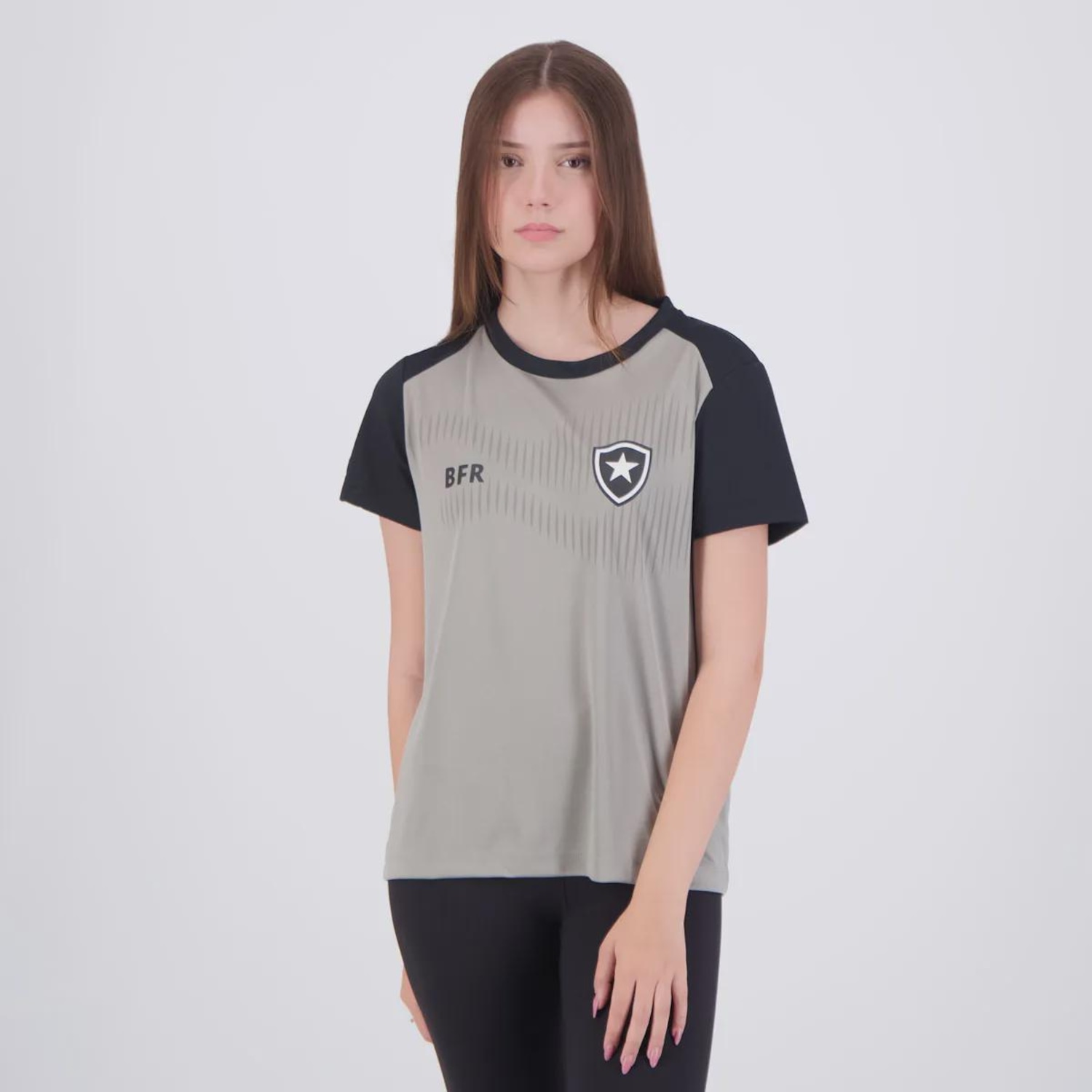 Camisa Botafogo Ondulação Feminina - Foto 1