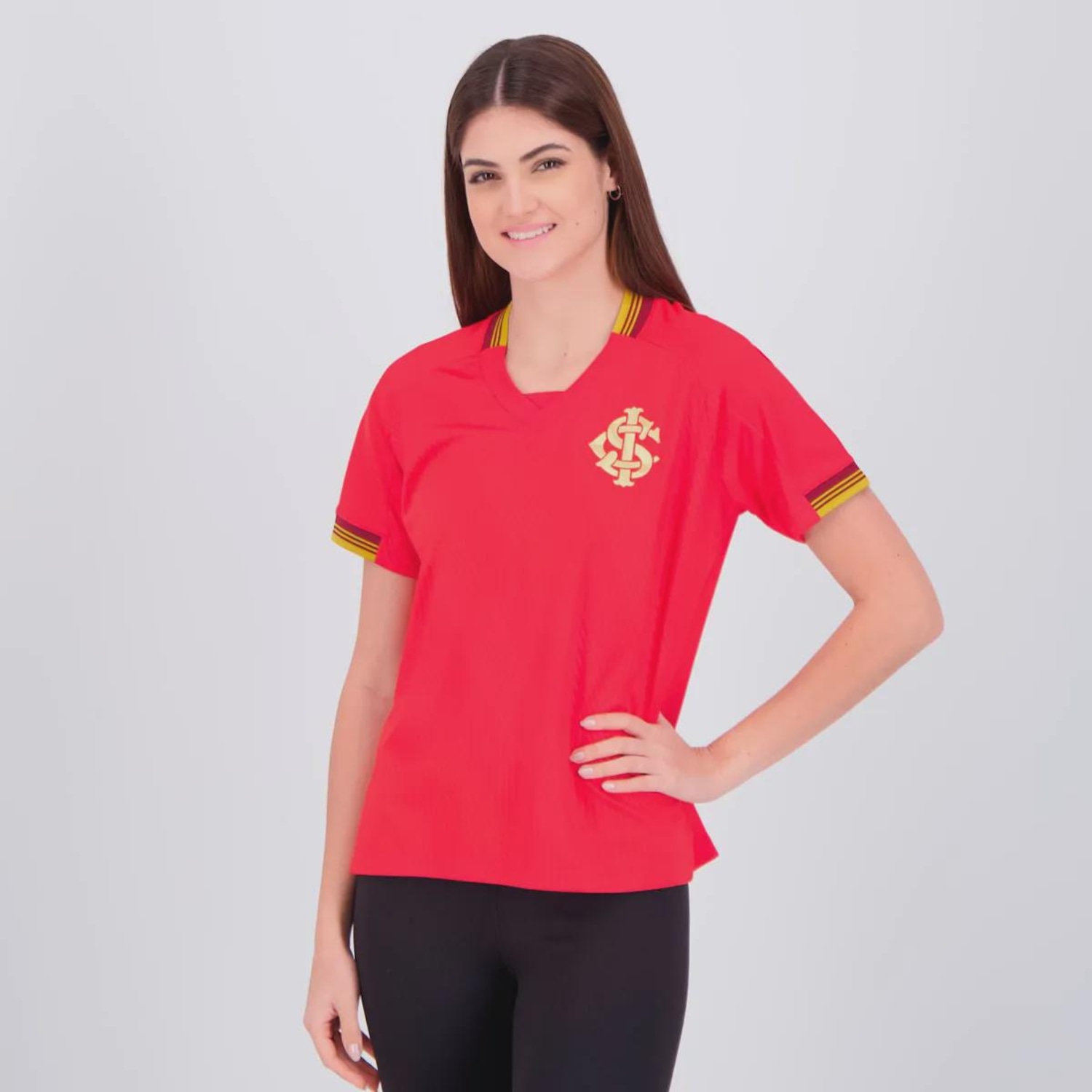 Camisa Internacional II Gold Feminina - Foto 3
