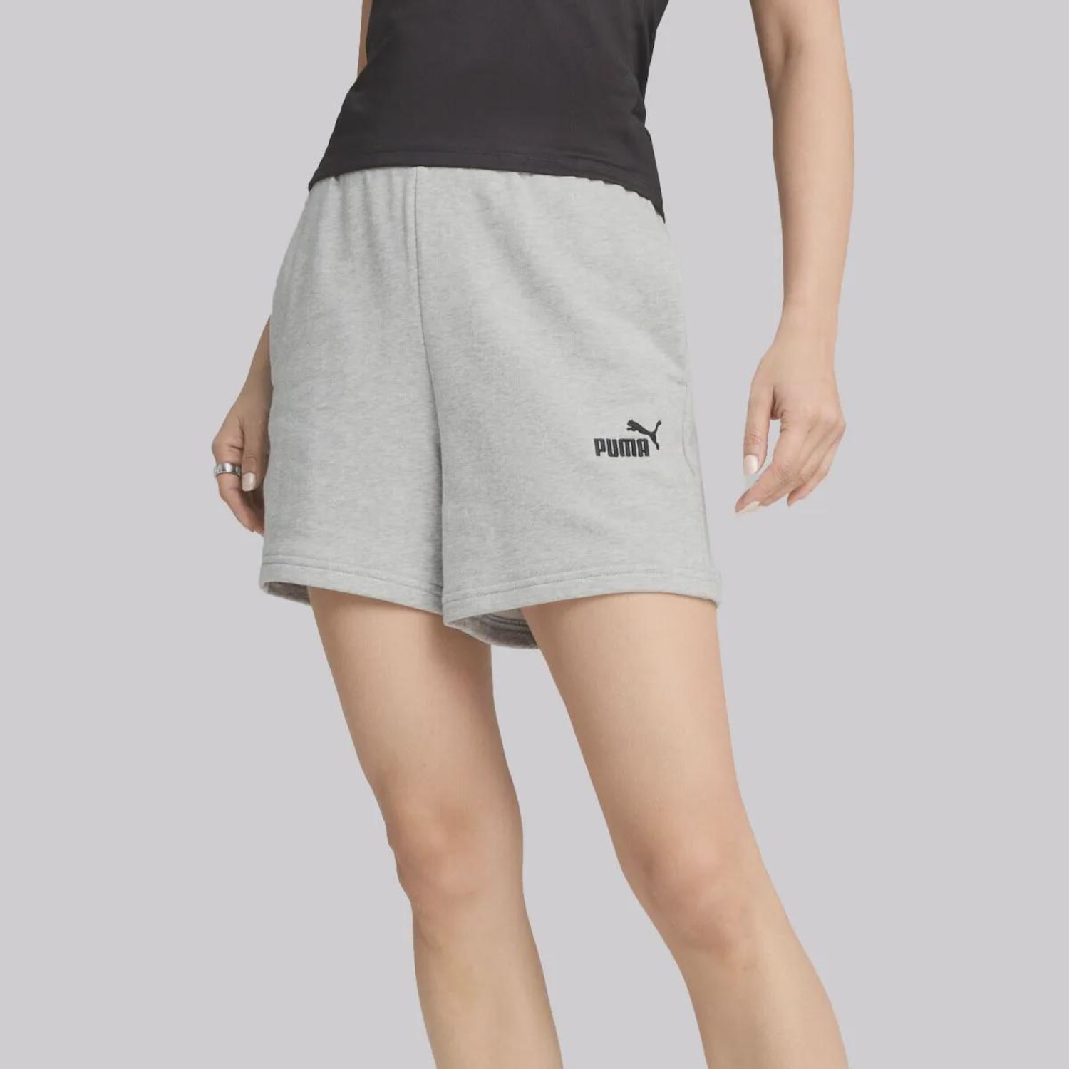 Shorts Puma ESS Small NO. 1 Logo 5 Feminino - Foto 1