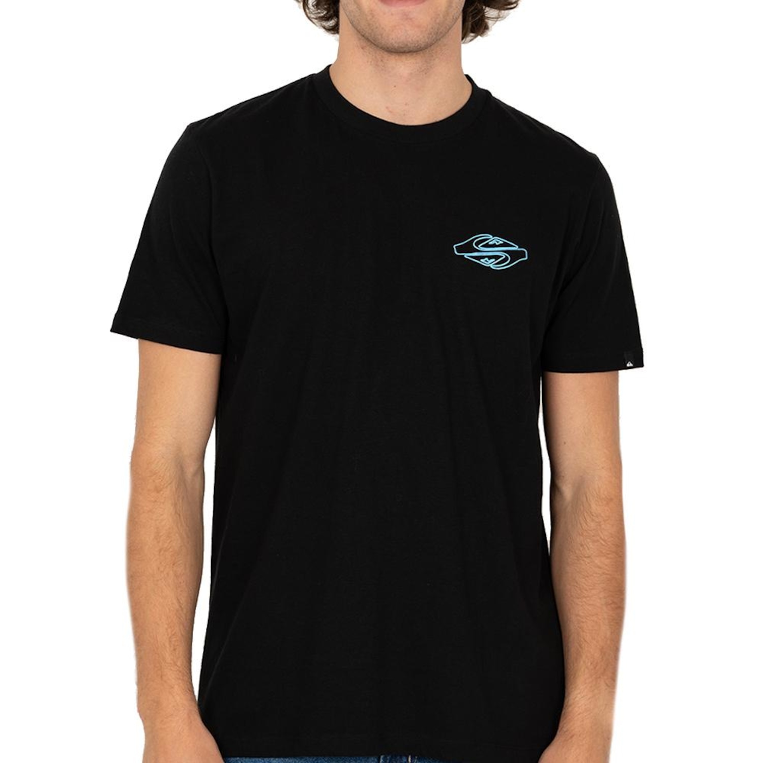 Camiseta Quiksilver Ripple Fount Plus Size SM26 Masculina - Foto 1